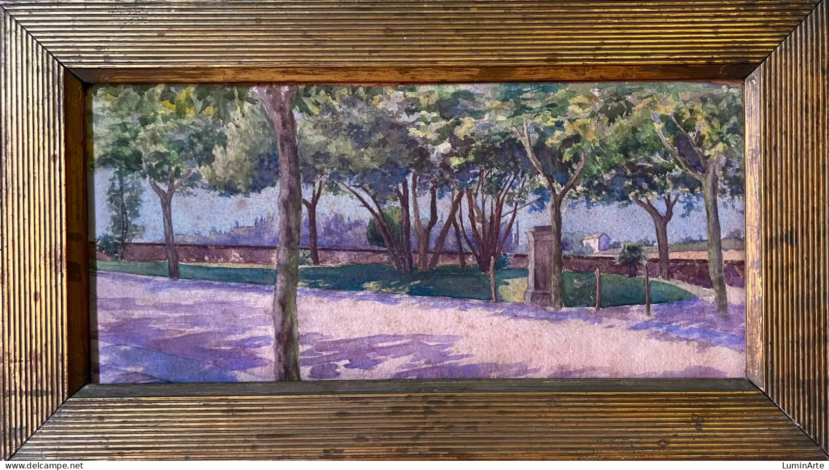 Parco Pubblico 1900 "Public Park" - Oils