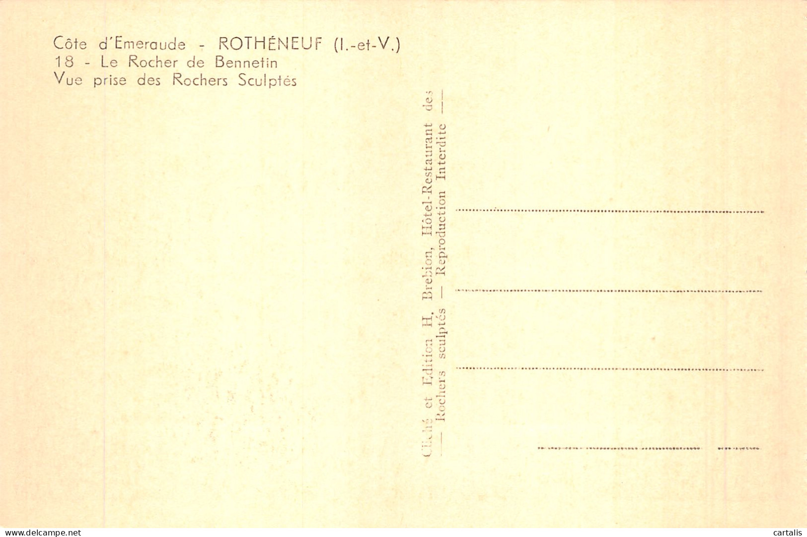 35-ROTHENEUF-N°C-4380-E/0289 - Rotheneuf