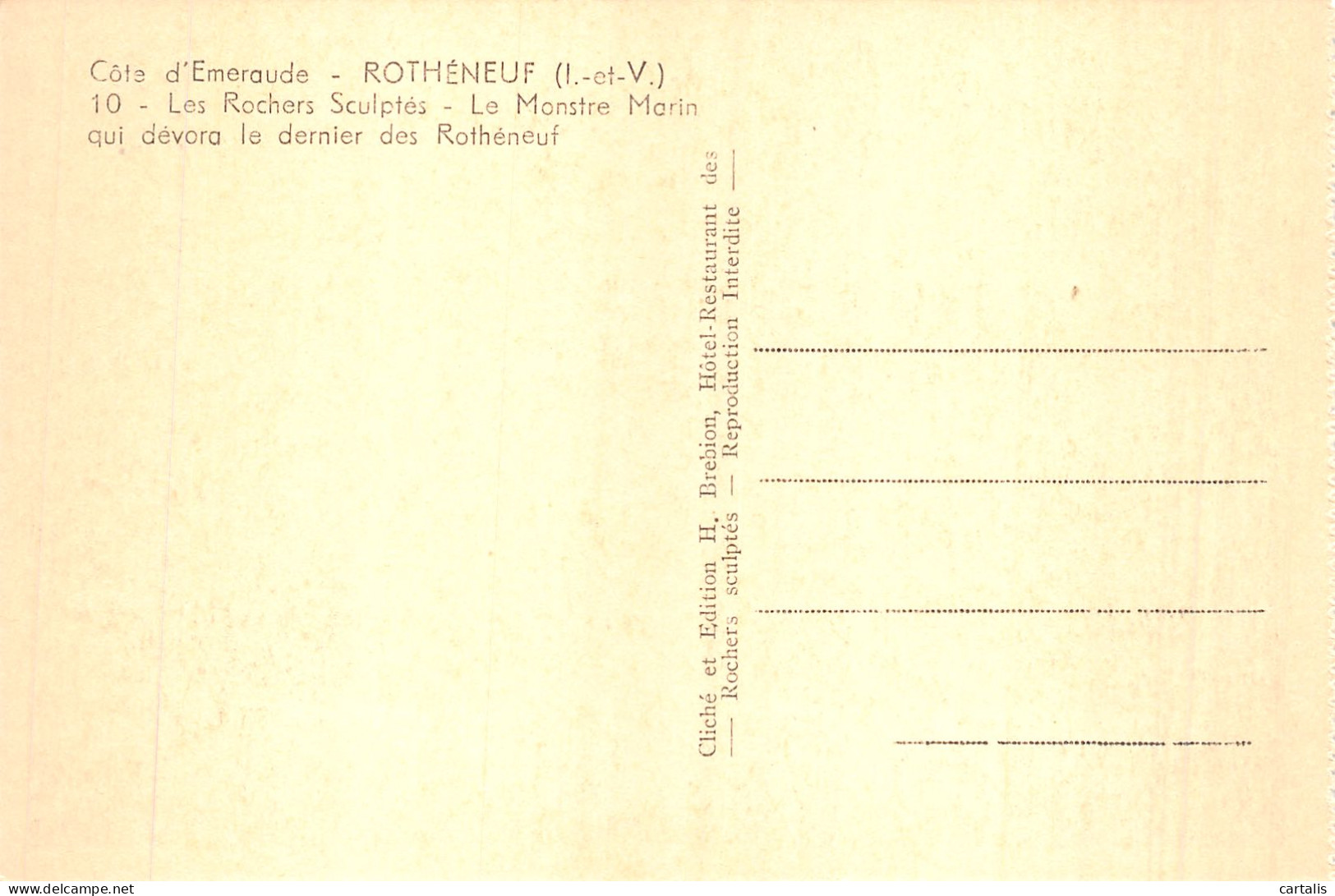 35-ROTHENEUF-N°C-4380-E/0265 - Rotheneuf