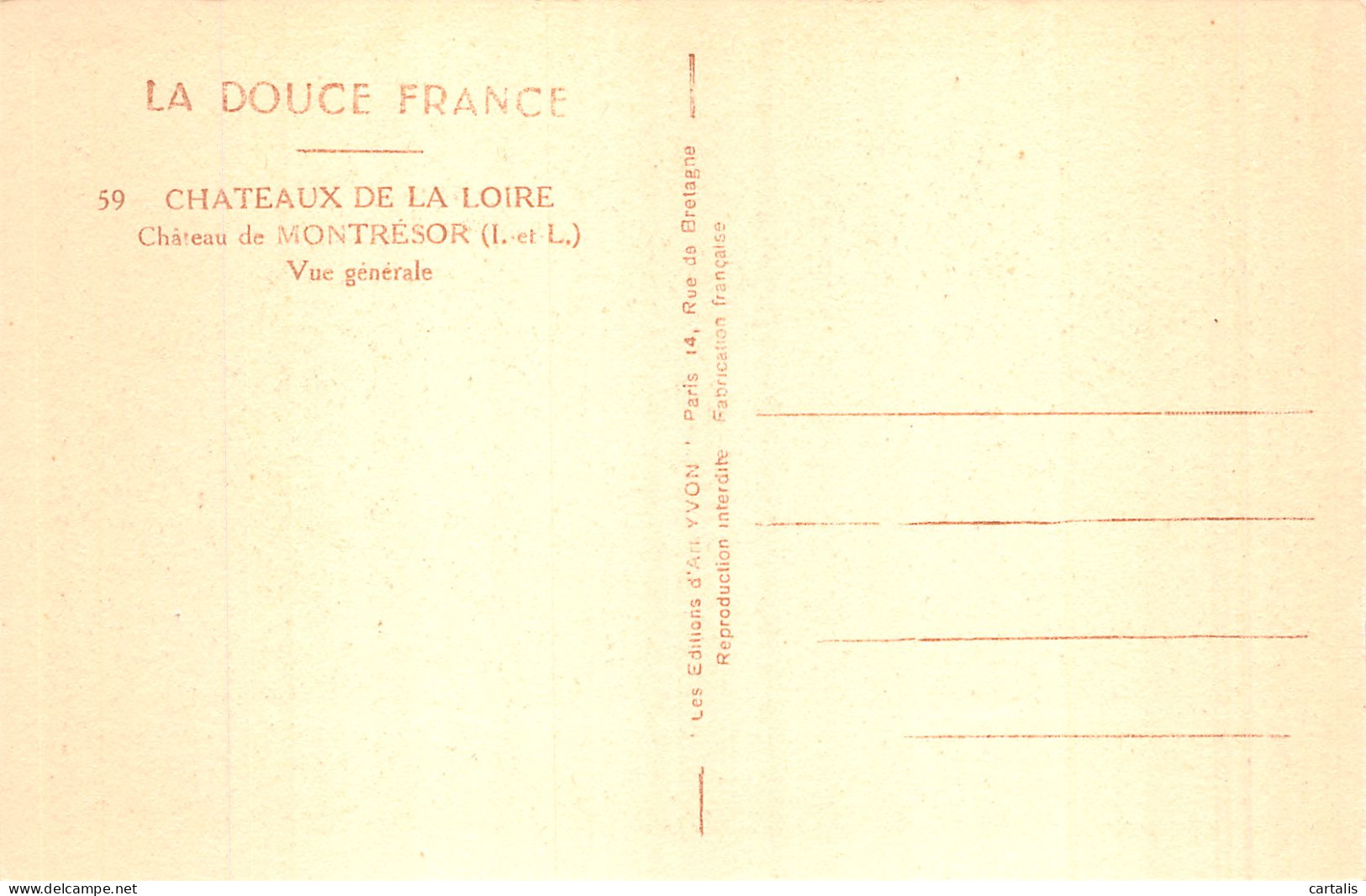 37-MONTRESOR-N°C-4380-D/0265 - Montrésor