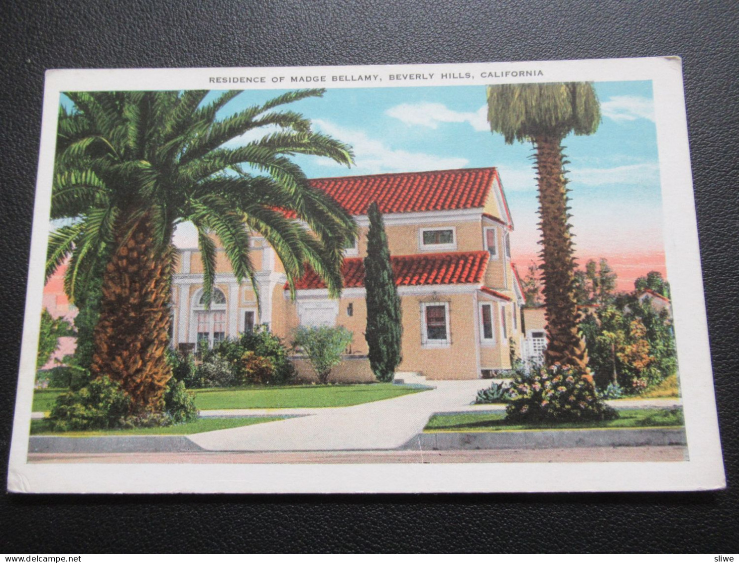 Postkaart Residence  Of Madge Bellamy, Beverly Hills - Los Angeles