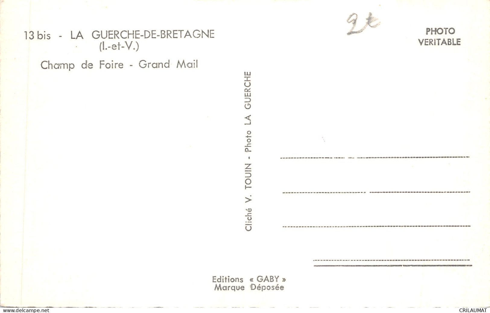 35-LA GUERCHE DE BRETAGNE-N°6036-E/0325 - La Guerche-de-Bretagne