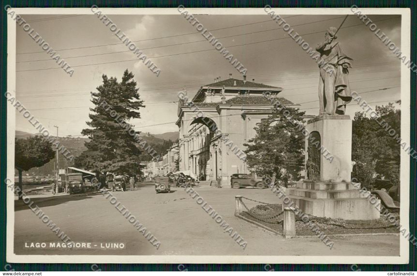 Varese Luino Garibaldi Foto Cartolina QK1963 - Varese