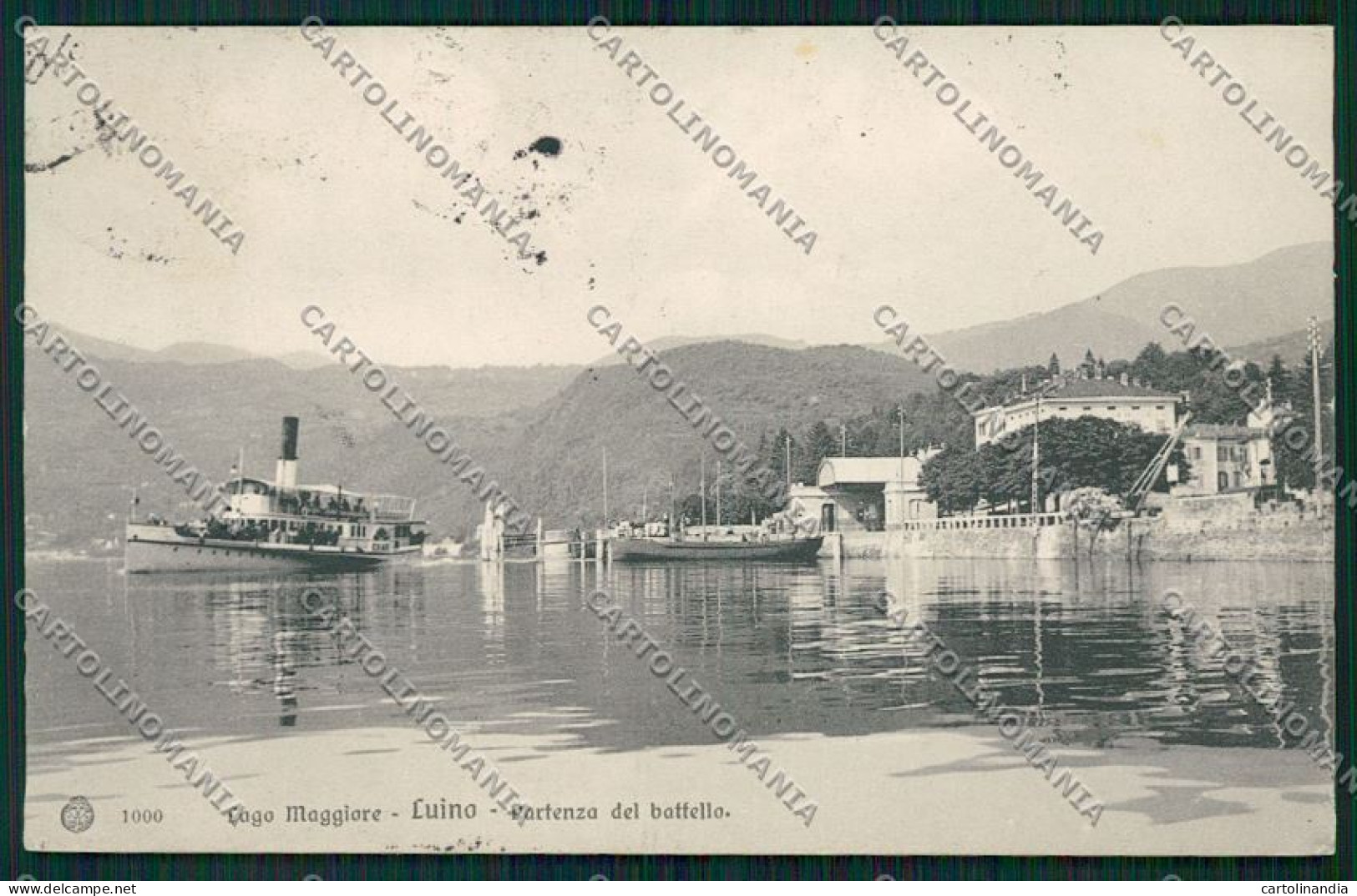 Varese Luino Battello Cartolina QK1934 - Varese