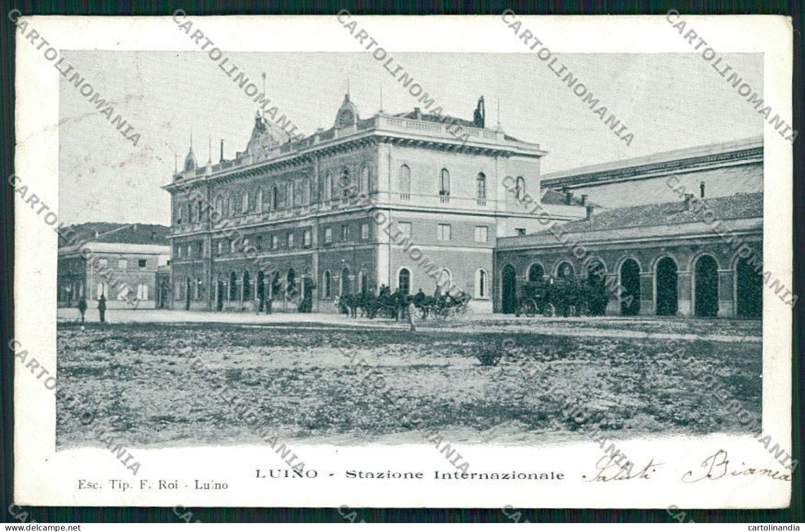 Varese Luino Stazione Cartolina QK1914 - Varese