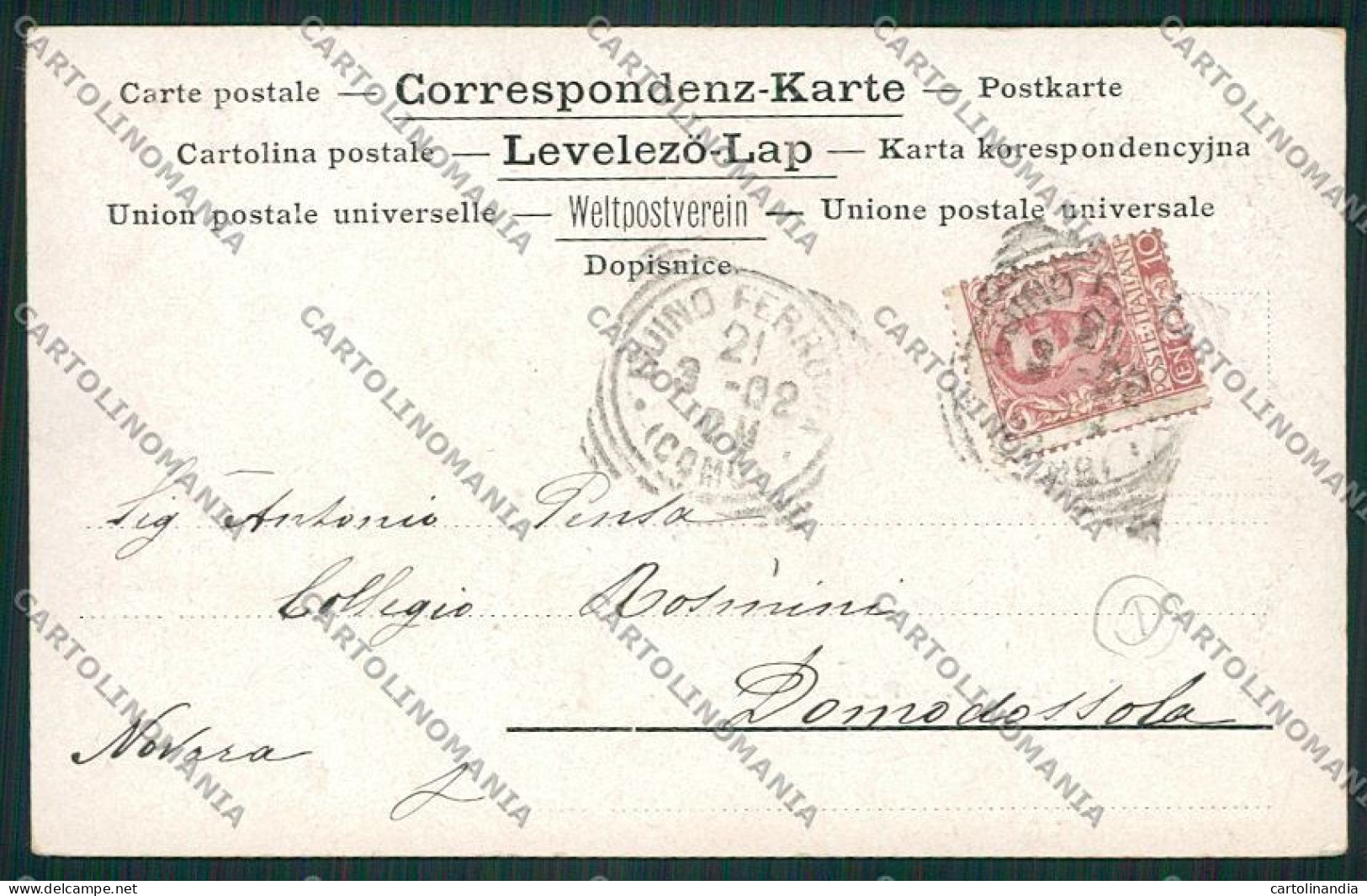 Varese Luino Cartolina QK1898 - Varese