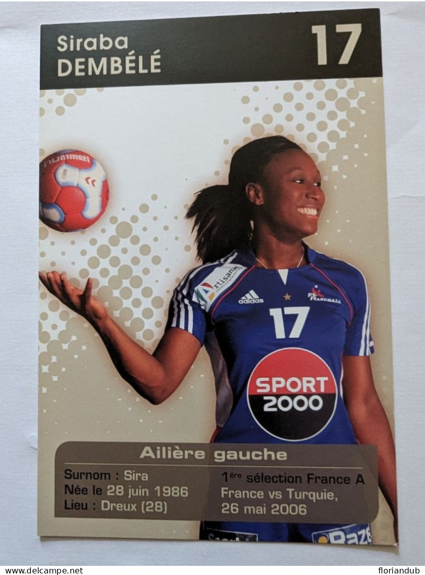 CP - Handball équipe De France Féminine Siraba Dembélé - Balonmano