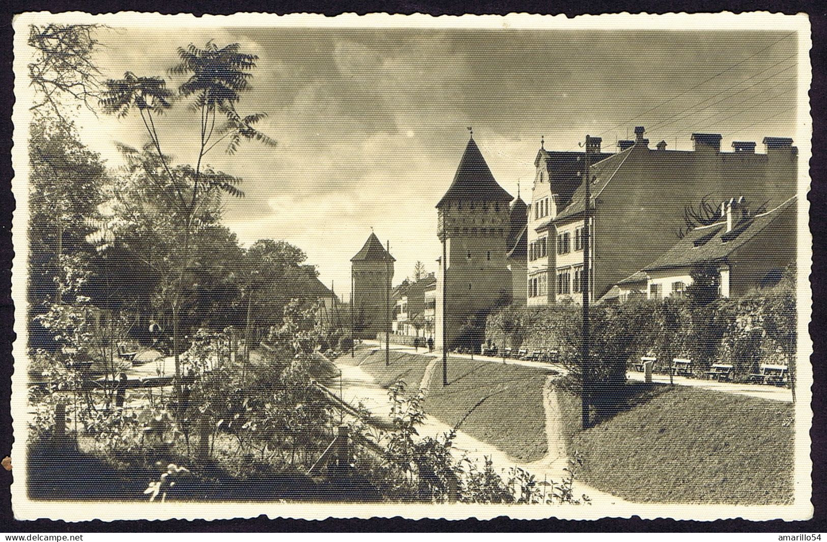 Romania Foto Fischer AK 1939 Hermannstadt Sibiu Nagyszeben - Turnurile De Aparare - Roumanie