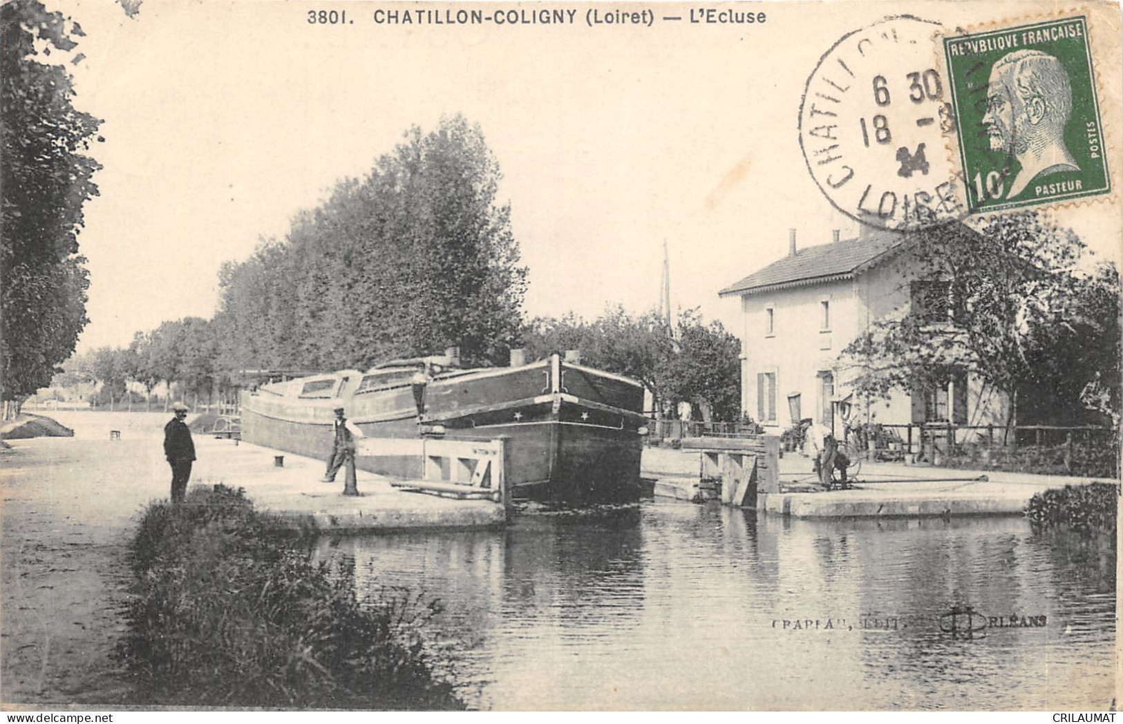 45-CHATILLON COLIGNY-N°6037-B/0291 - Chatillon Coligny