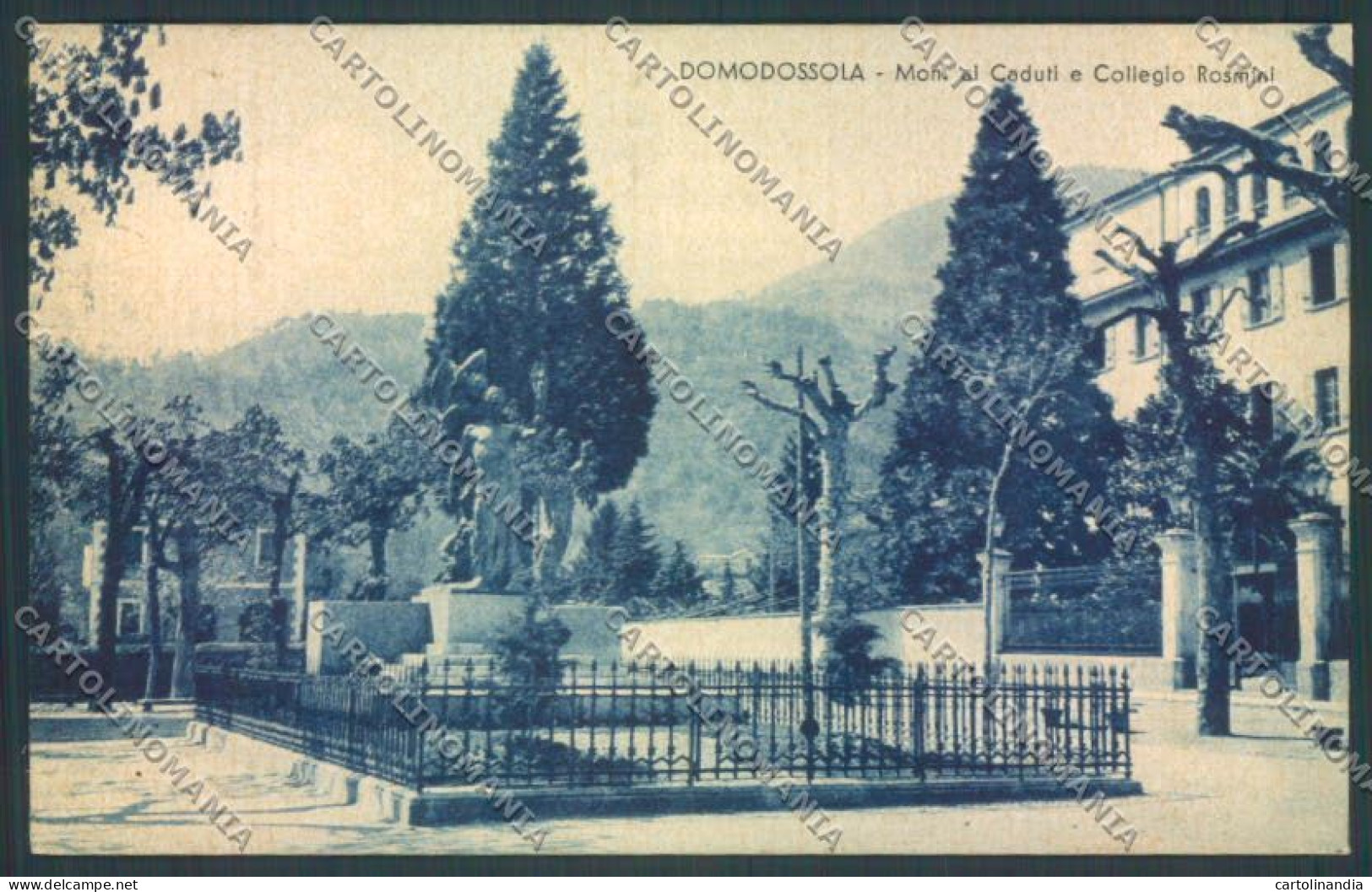 Verbania Domodossola Collegio Cartolina ZQ5973 - Verbania