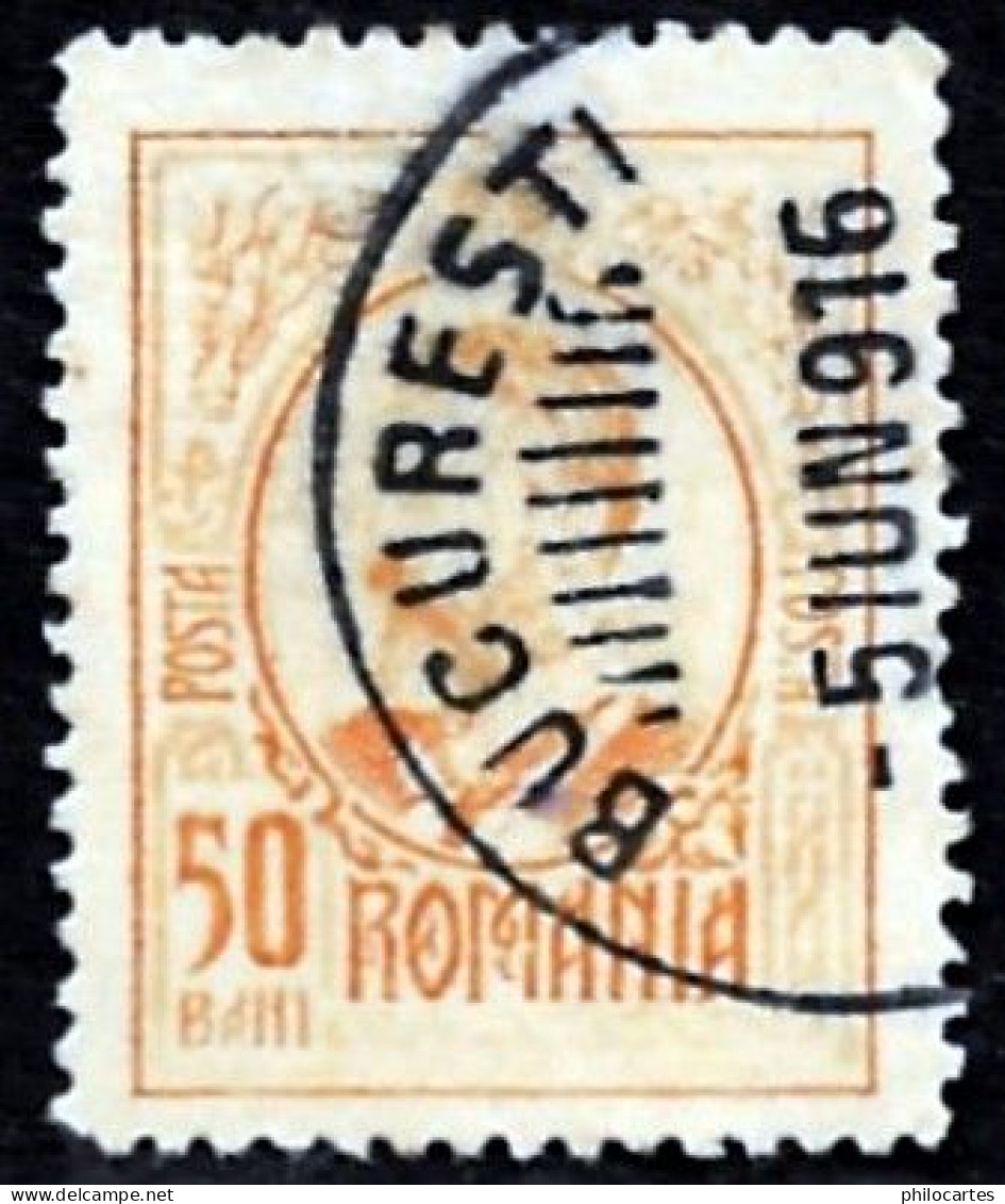 ROUMANIE 1907 - YT  212  - Charles 1°  - Oblitéré - Gebraucht