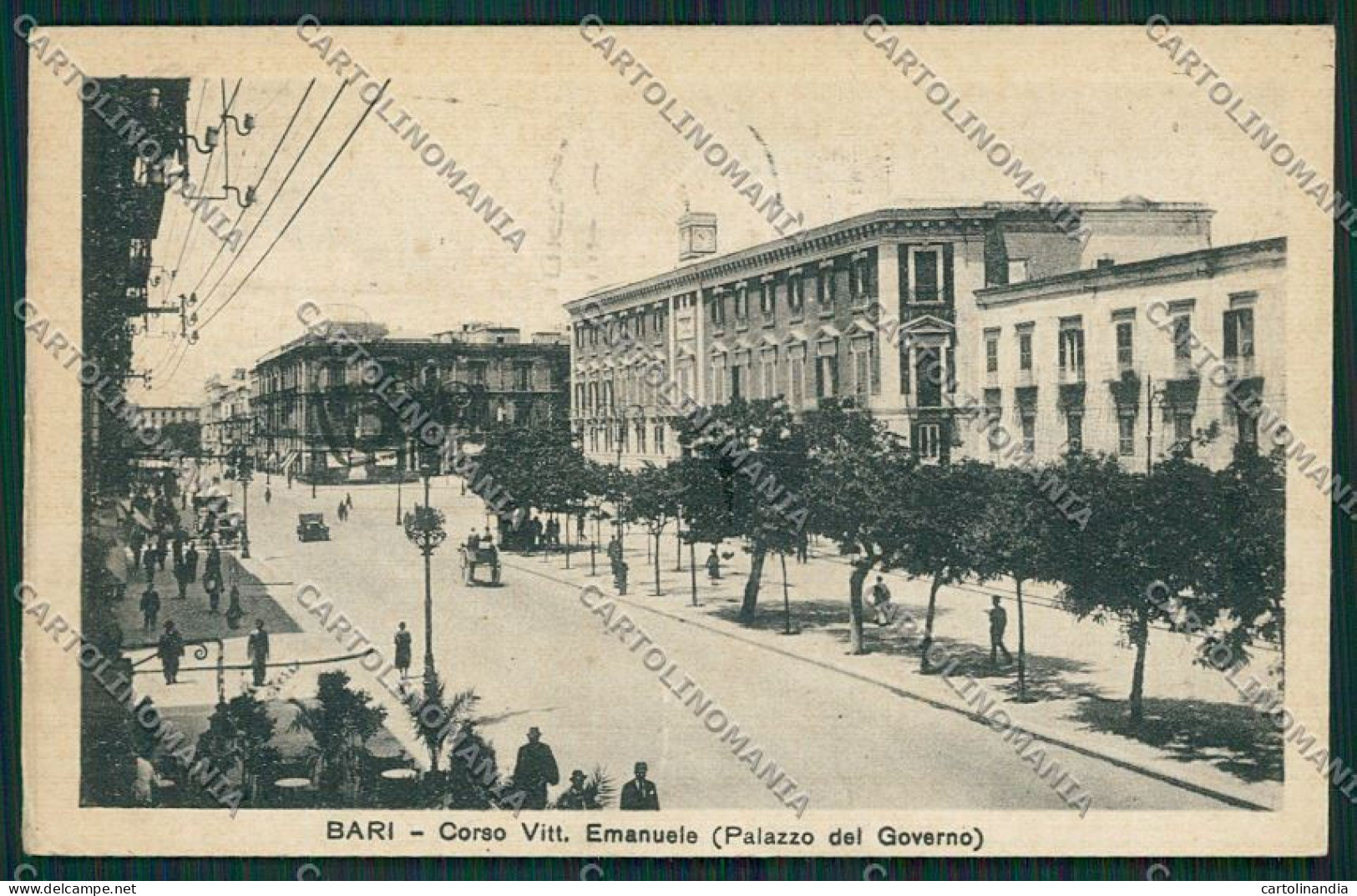 Bari Città Palazzo Del Governo Cartolina ZC2182 - Bari