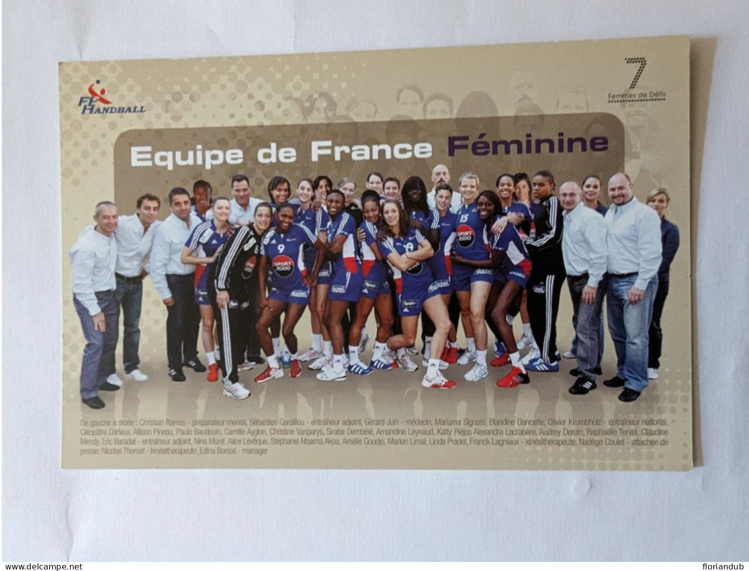 CP - Handball équipe De France Féminine - Handbal