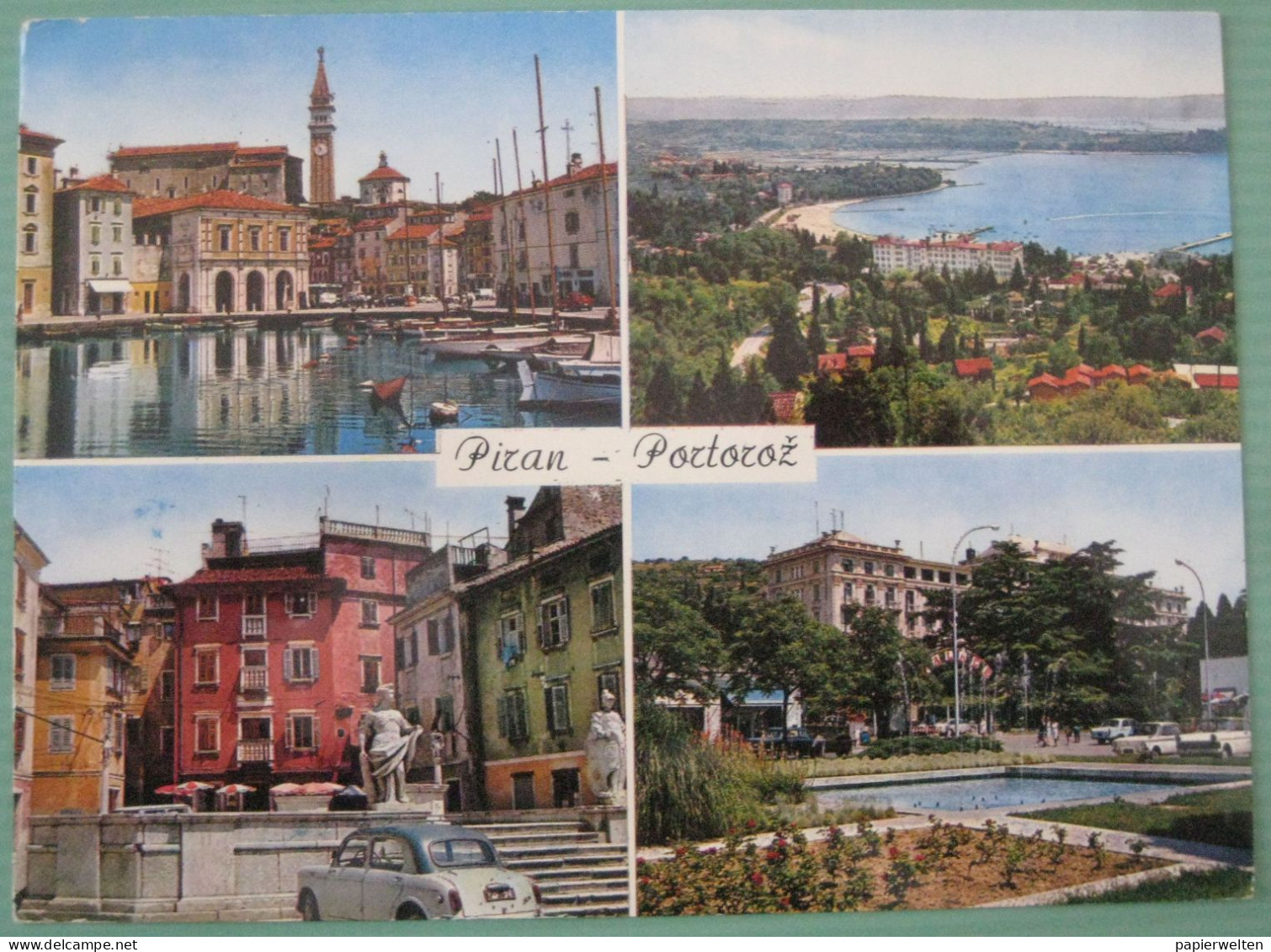 Piran / Pirano - Mehrbildkarte "Piran - Portoroz" - Slowenien