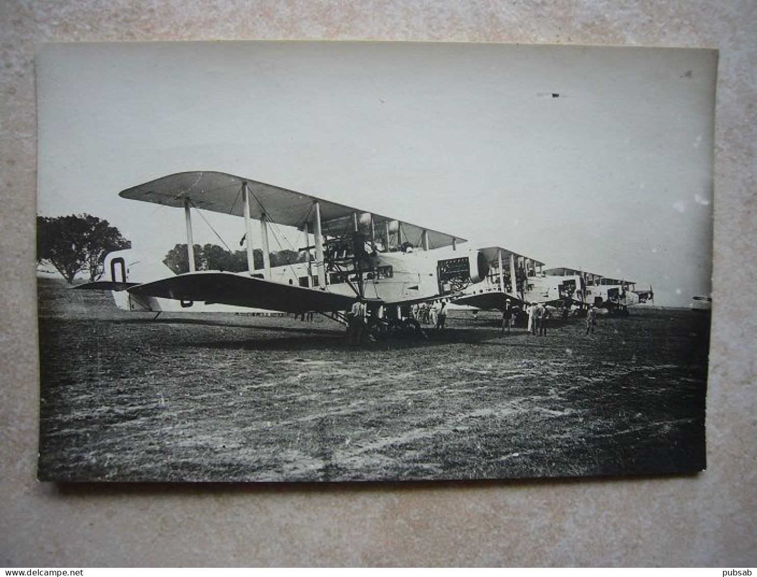 Avion / Airplane / SABENA / Handley Page HP-26 W8f / Seen At Leopoldville Airport / Carte Photo - 1919-1938: Entre Guerres