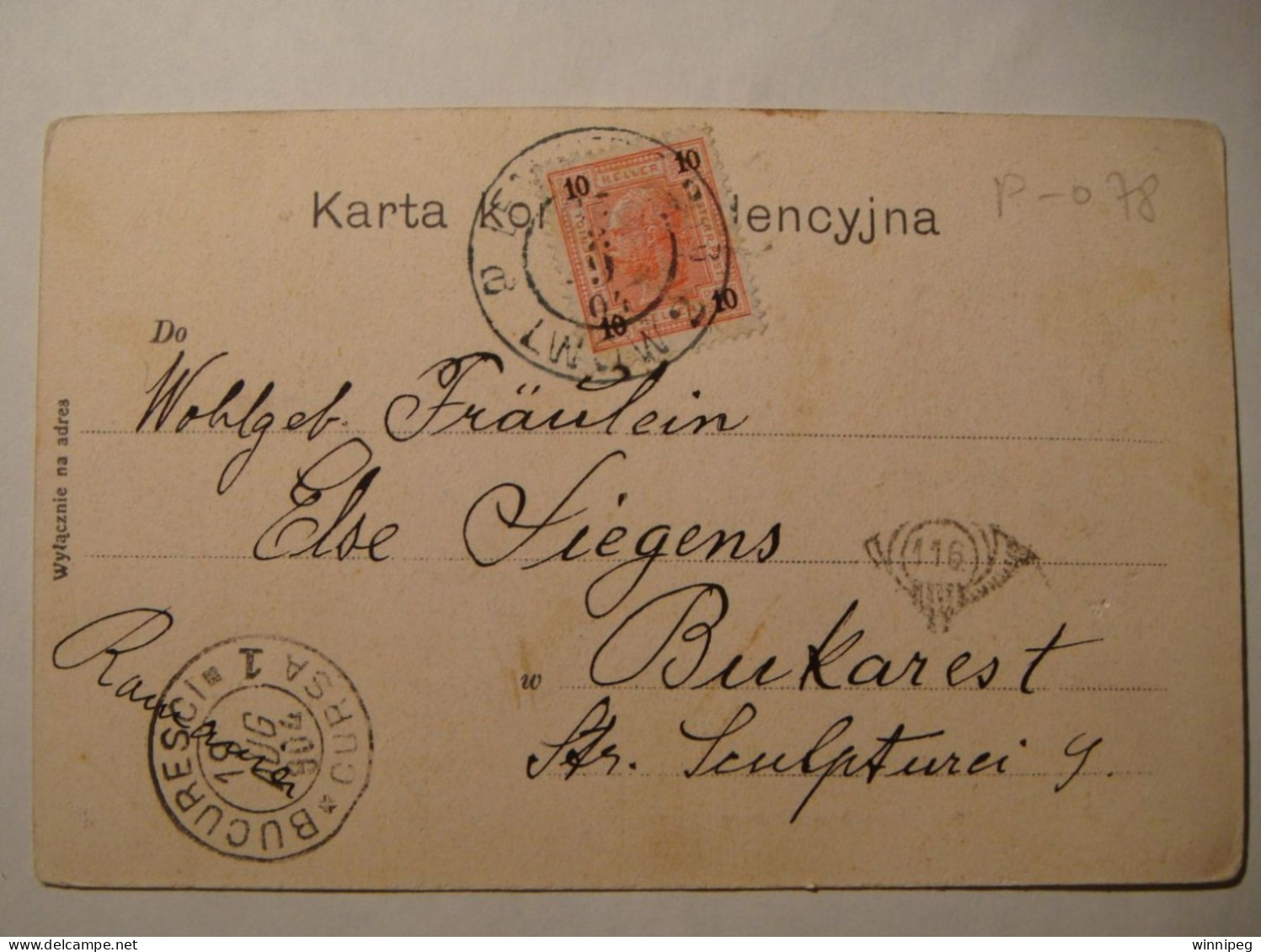 Lwow.Lemberg.Komenda Korpusu Wojskowego.Nakl.M.R.1904.Poland.Ukraine - Ukraine