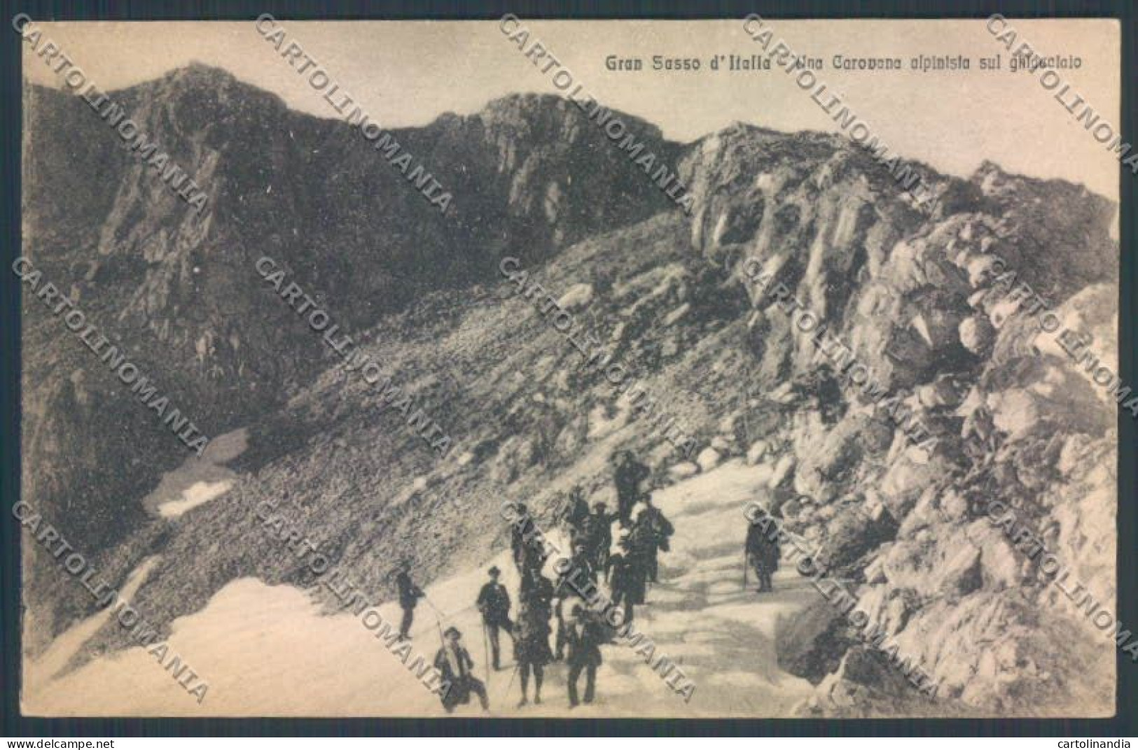 L'Aquila Gran Sasso Alpinismo Cartolina ZG2062 - L'Aquila