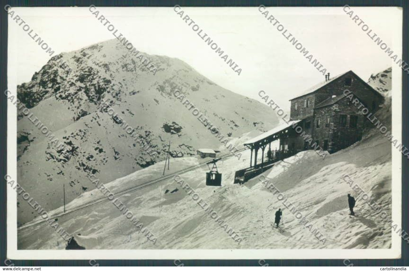 Biella Oropa Stazione Funivia Foto Cartolina ZT5476 - Biella