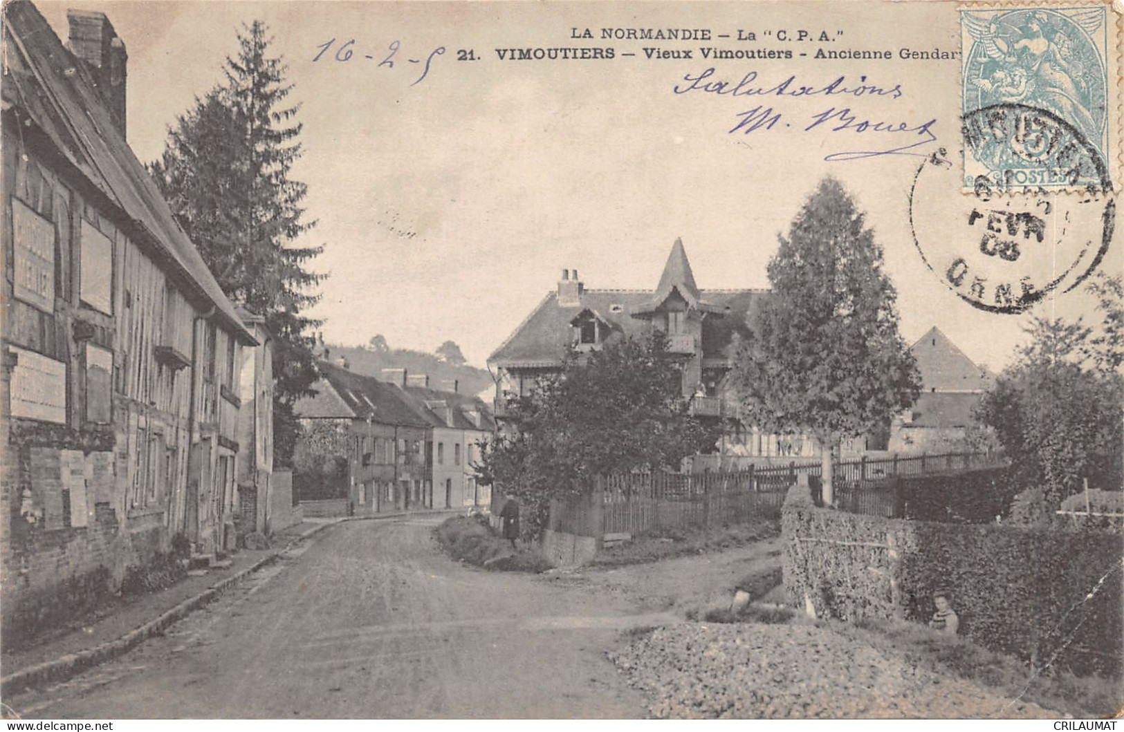 61-VIMOUTIERS-N°6038-H/0187 - Vimoutiers