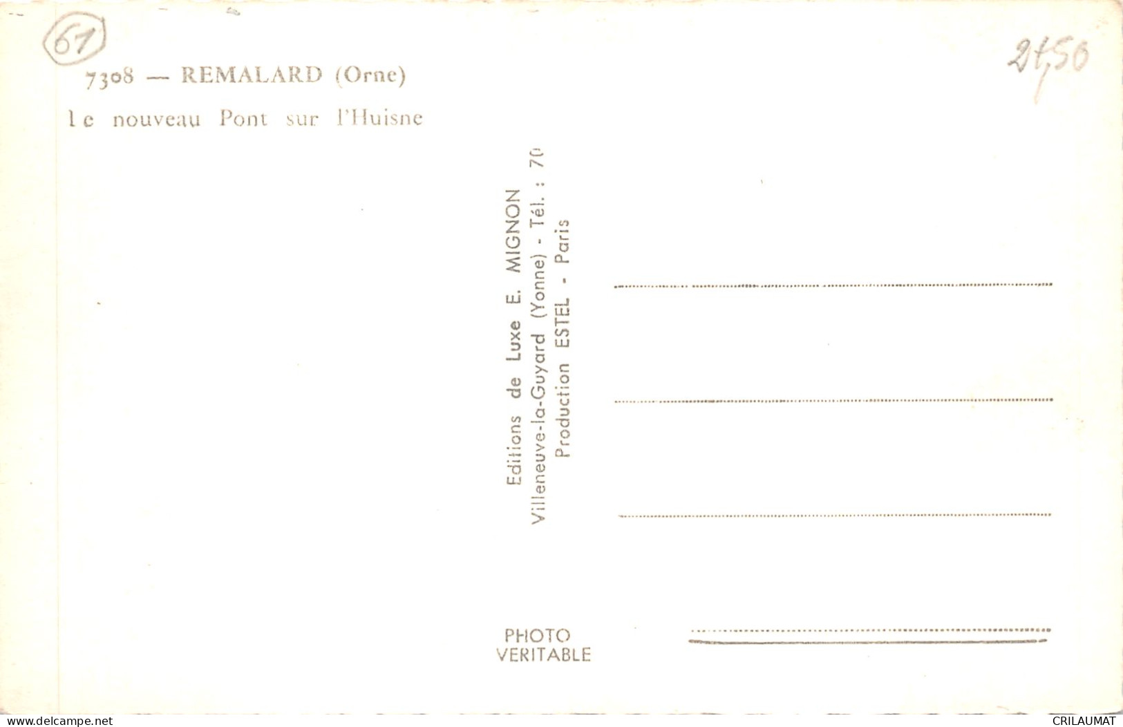 61-REMALARD-N°6038-G/0263 - Remalard