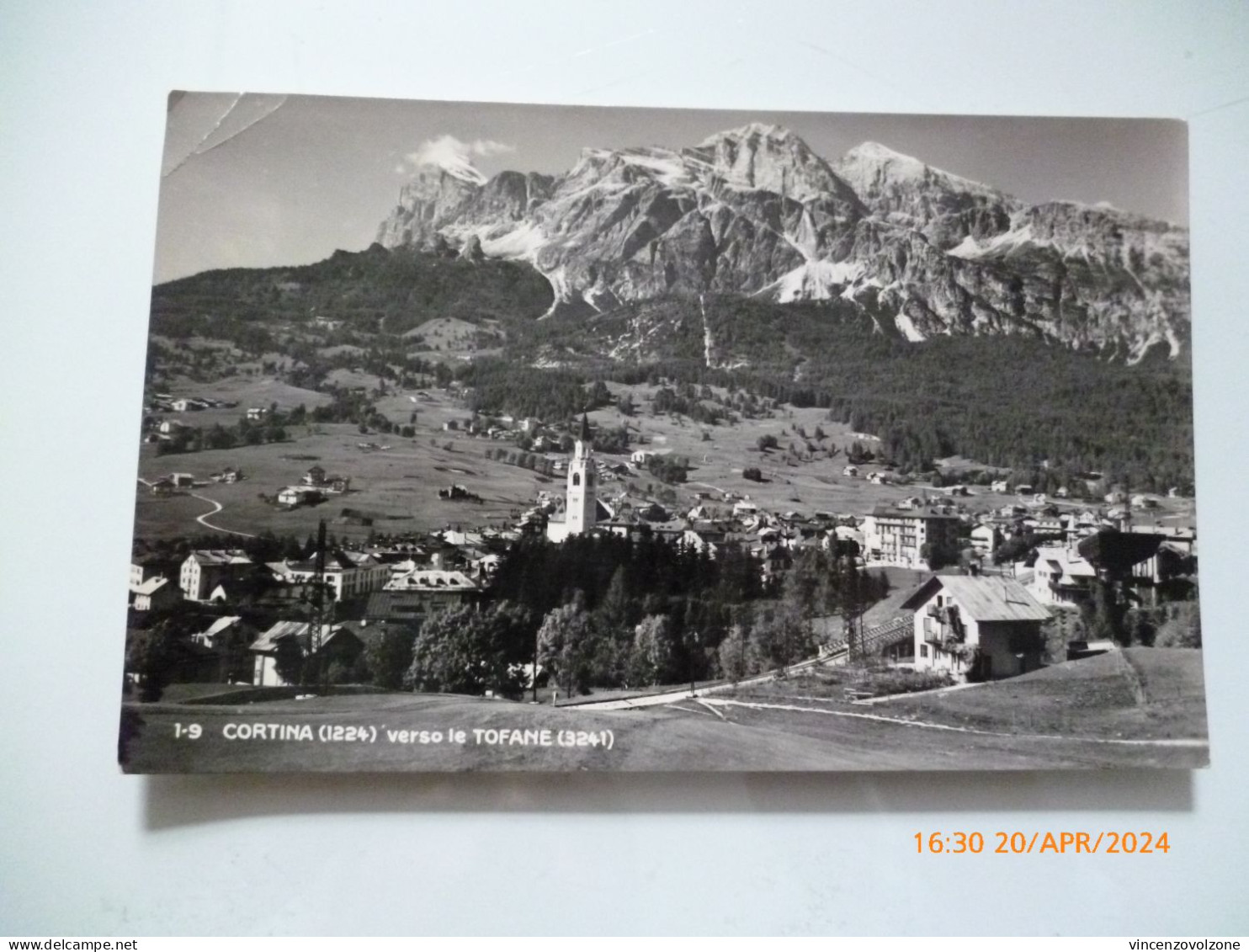 Cartolina Viaggiata "CORTINA Verso Le Tofane" 1952 - Belluno