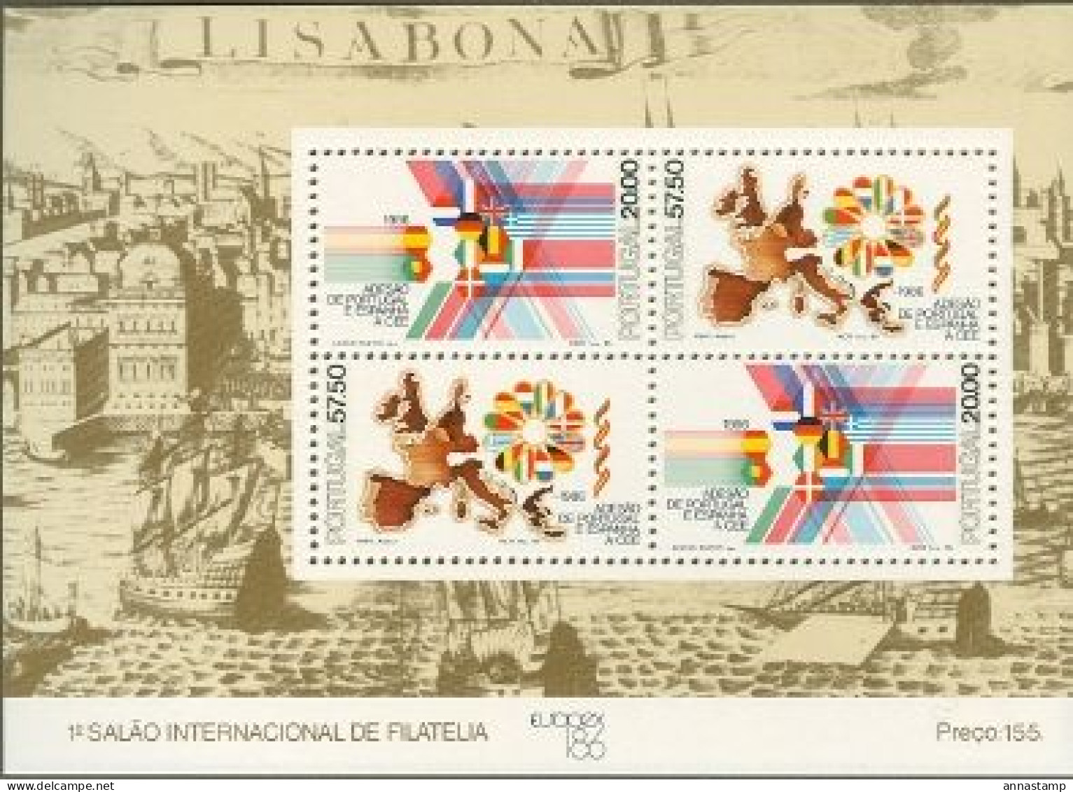 Portugal MNH SS - Briefmarkenausstellungen