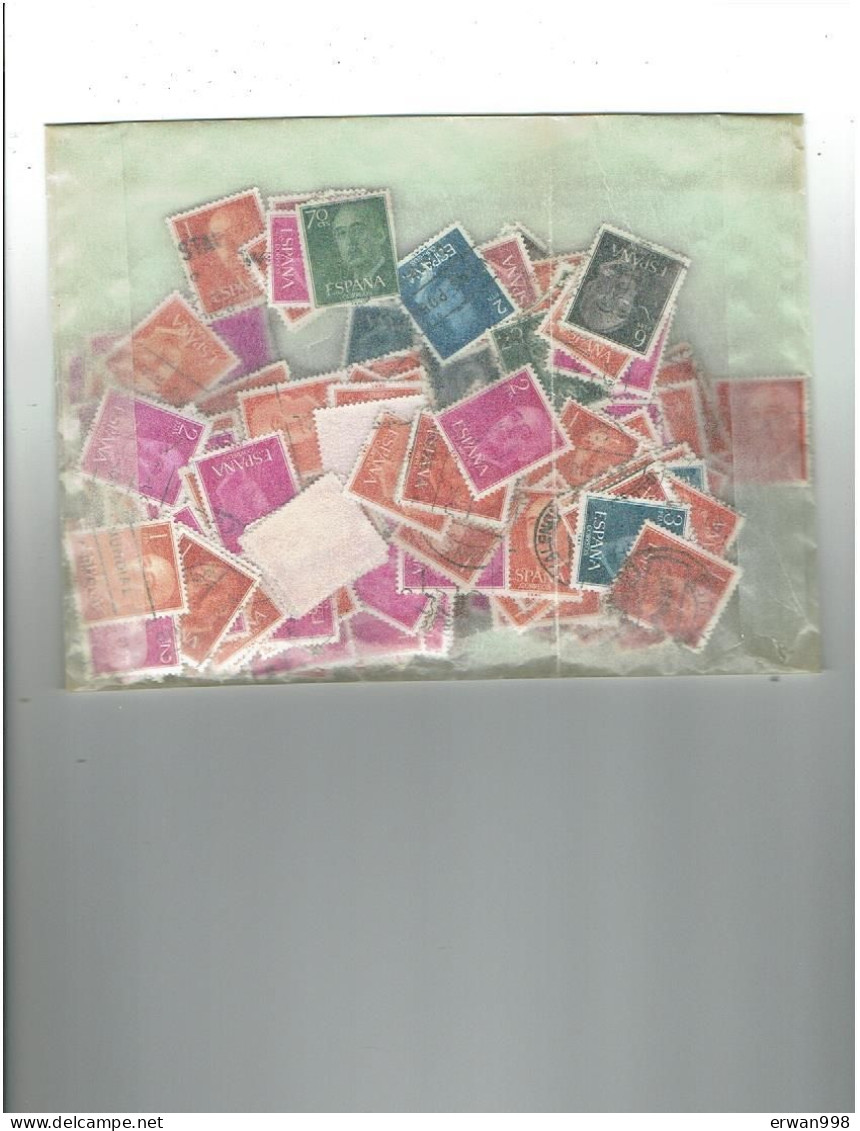 ESPAGNE 30 Grammes De Timbres Courants Effigie FRANCO VRAC Décollés   -   (1108) - Oblitérés