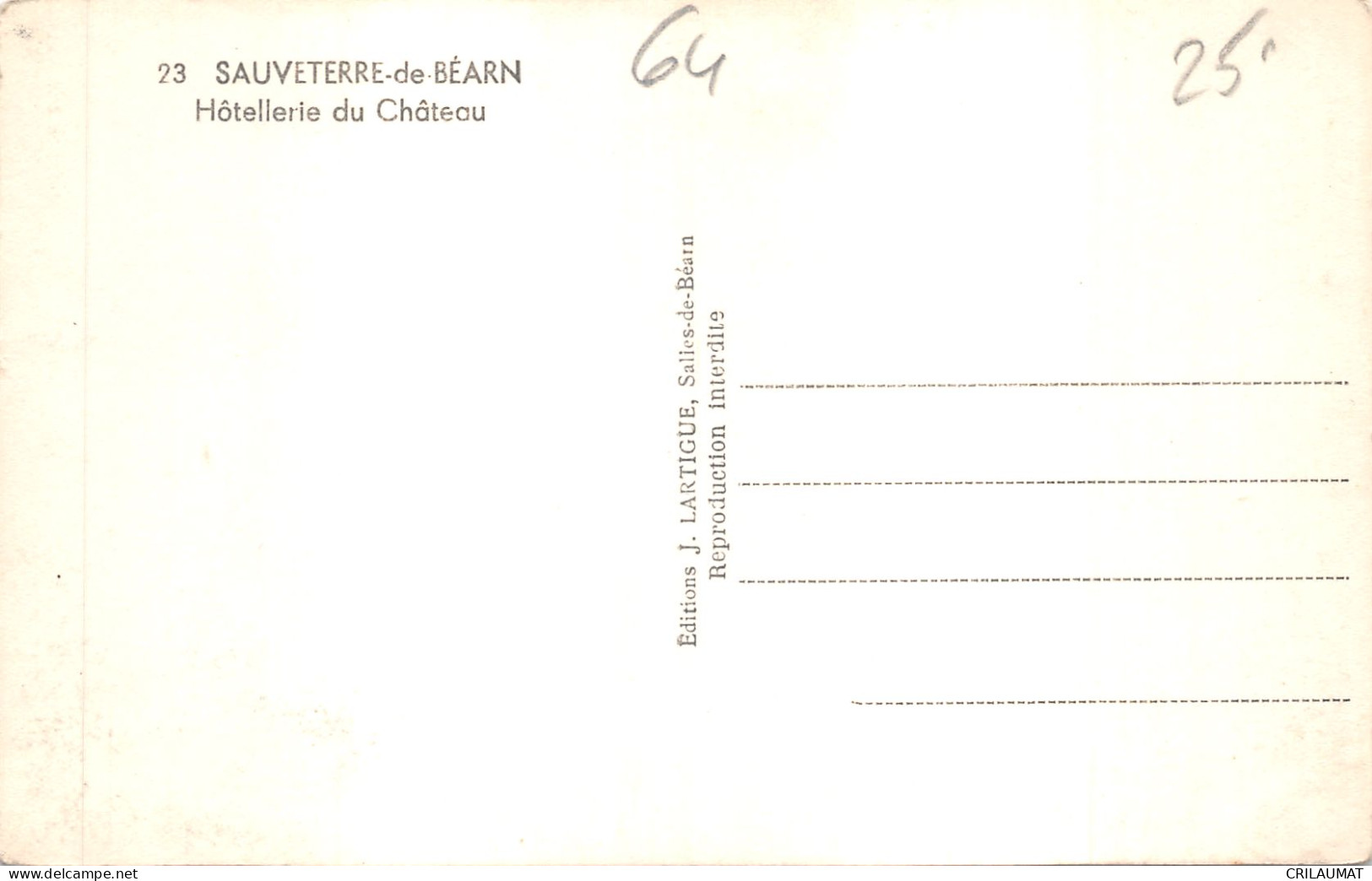 64-SAUVETERRE DE BEARN-N°6039-B/0203 - Sauveterre De Bearn