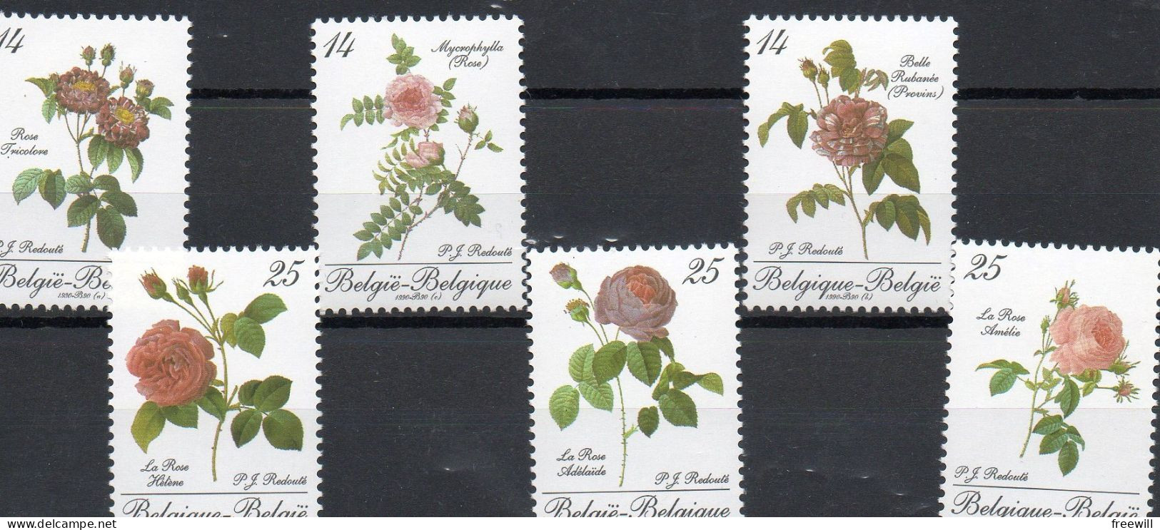 Fleurs-Flowers-Bloemen XXX 1997 - Unused Stamps