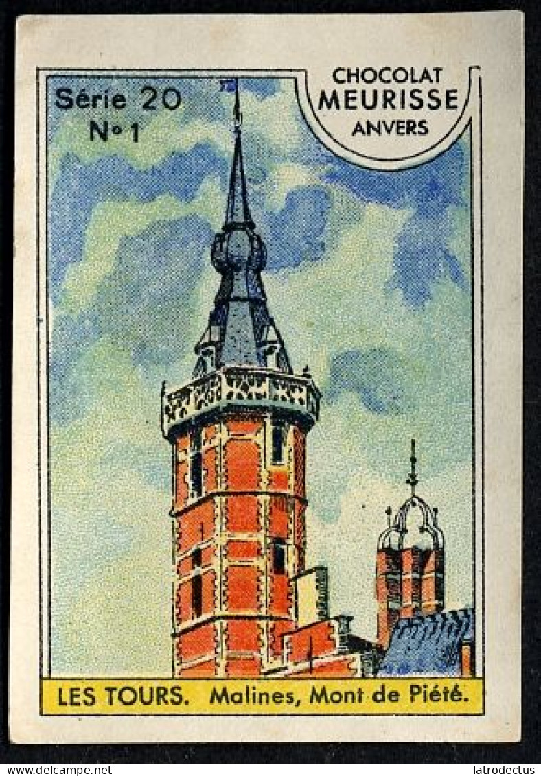 Meurisse - Ca 1930 - 20 - Les Tours Belgique, Towers Belgium, Torens België - 1 - Malines, Mechelen - Sonstige & Ohne Zuordnung