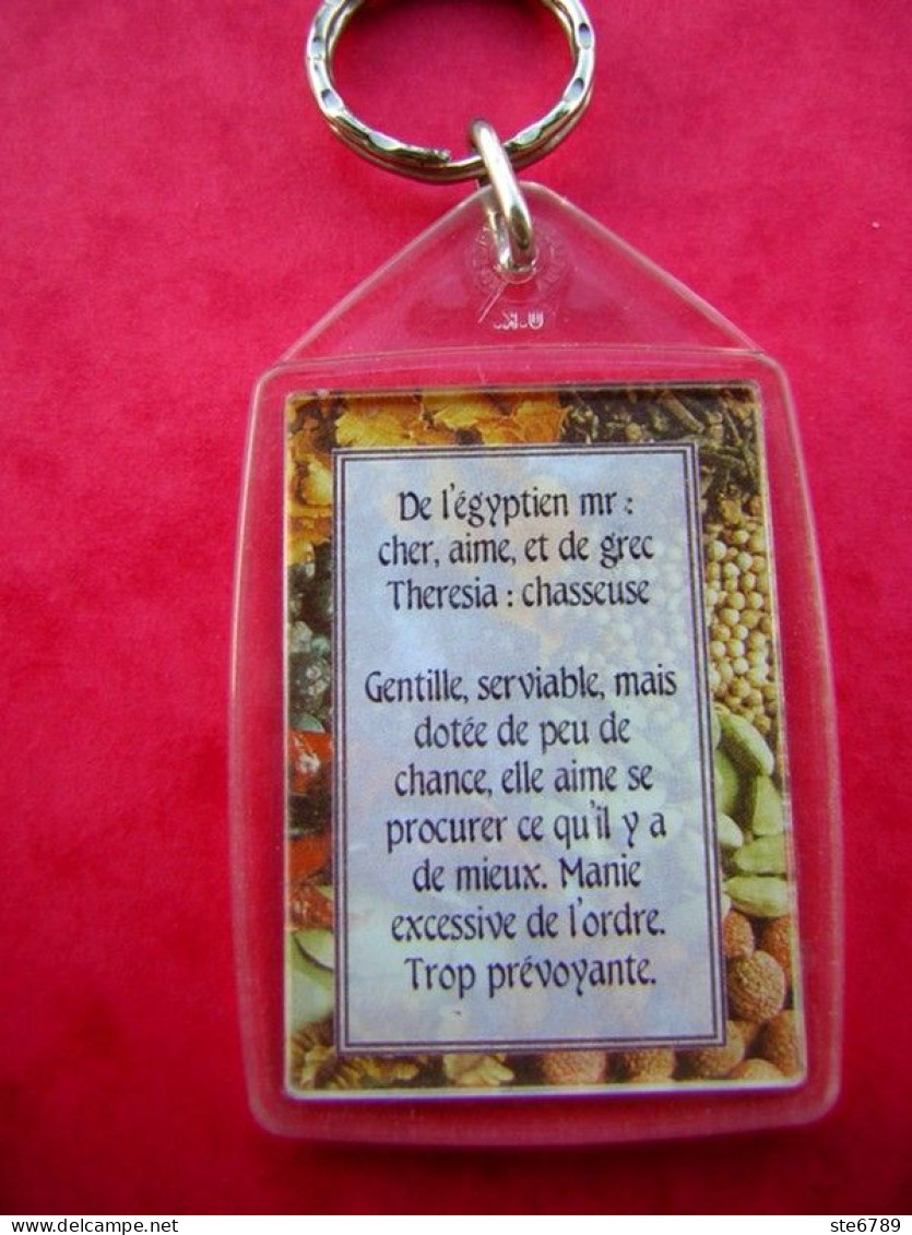 Prénom MARIE THERESE Porte Clés Clefs - Porte-clefs