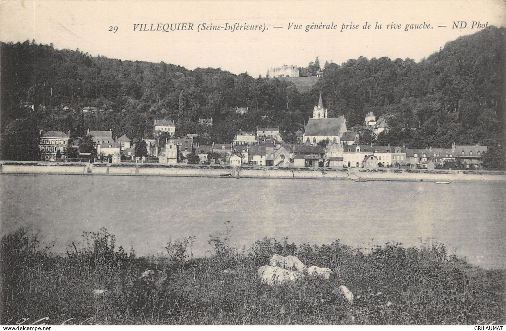 76-VILLEQUIER-N°6039-H/0323 - Villequier