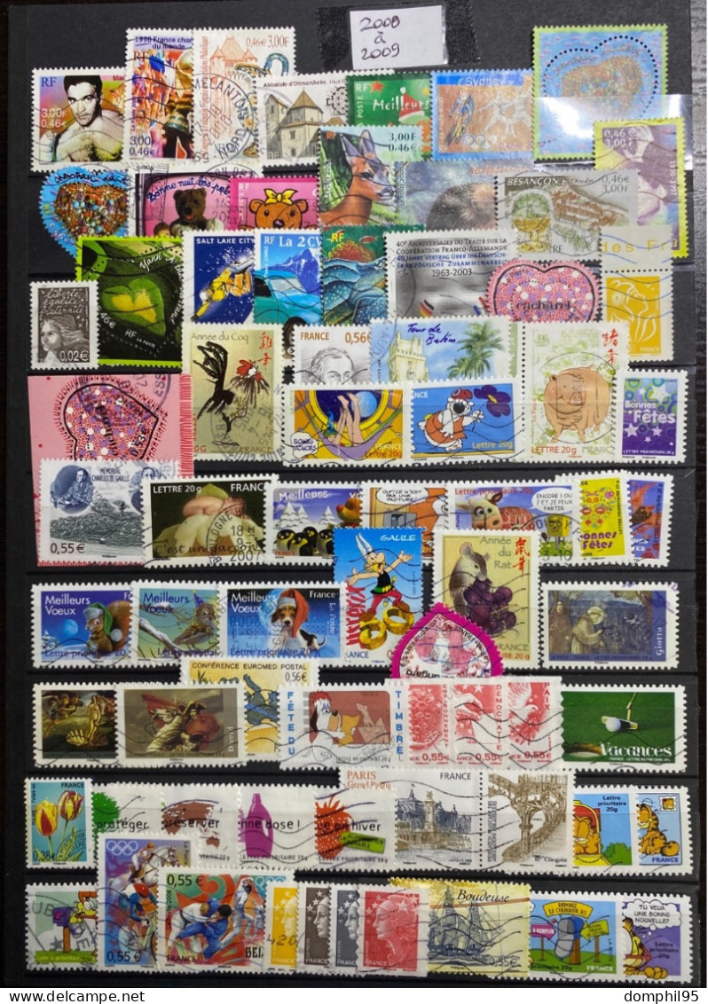 Collection Timbres Oblitérés De 2000 à 2016 - Gebraucht