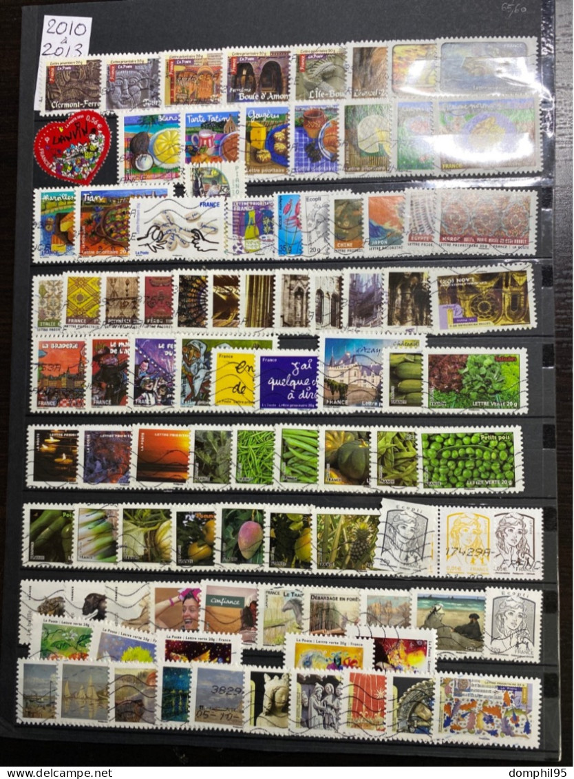 Collection Timbres Oblitérés De 2000 à 2016 - Gebraucht