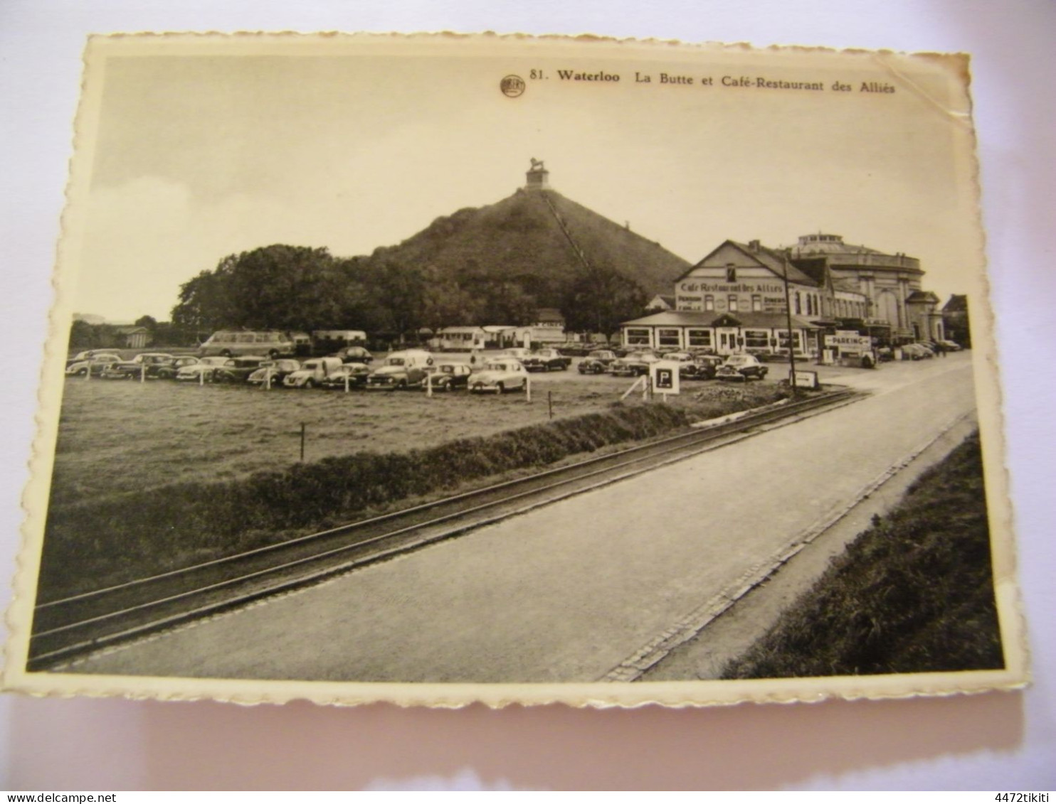 CPA - Grand Format - Belgique - Waterloo - La Butte & Café Restaurant Des Alliés - 1960 - SUP (HT 80) - Waterloo