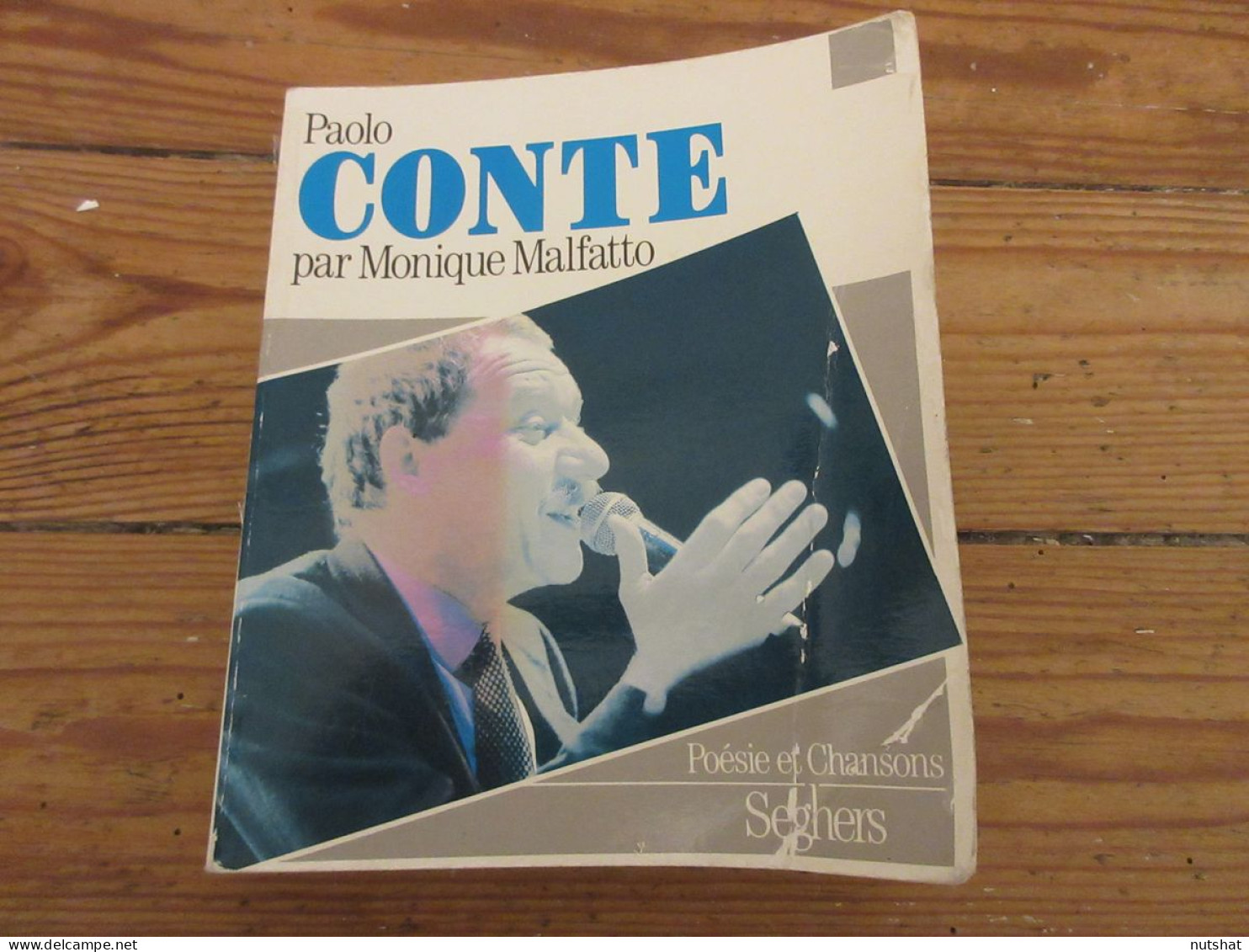 LIVRE MUSIQUE Monique MALFATTO Paolo CONTE Avec PHOTOS NOIR Et BLANC 1989 220p. - Musique