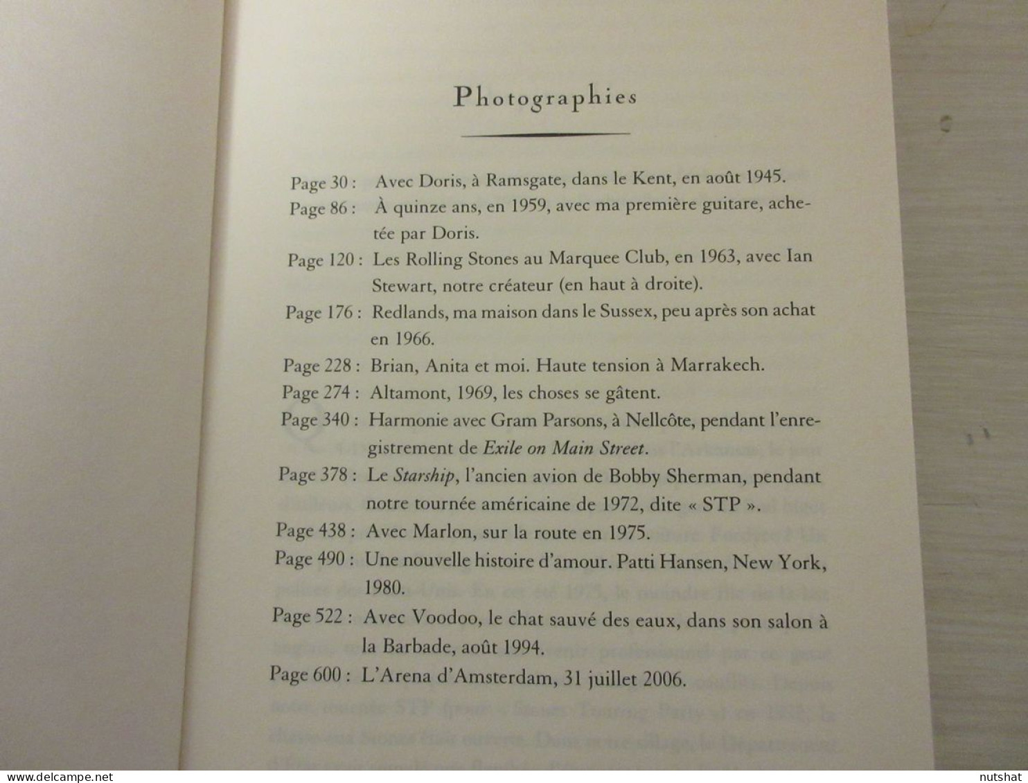 LIVRE MUSIQUE James FOX Keith RICHARDS LIFE ROLLING STONES 2010 660p.            - Música