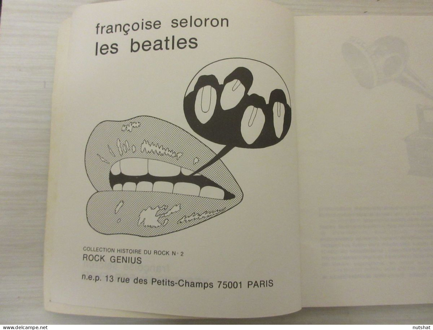 LIVRE MUSIQUE Francoise SELORON Les BEATLES YESTERDAY FOR EVER 1972 130p.        - Musique