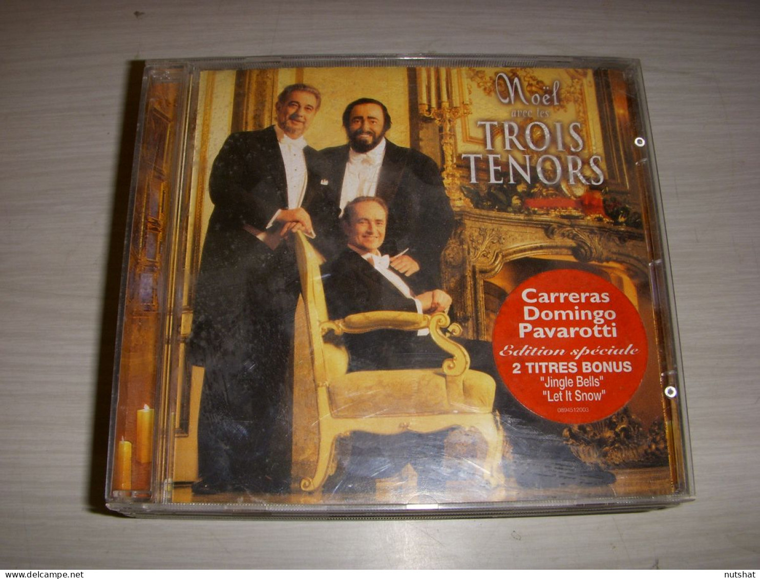 CD MUSIQUE TROIS TENORS CARRERAS DOMINGO PAVAROTTI NOEL 2000 - Opera / Operette