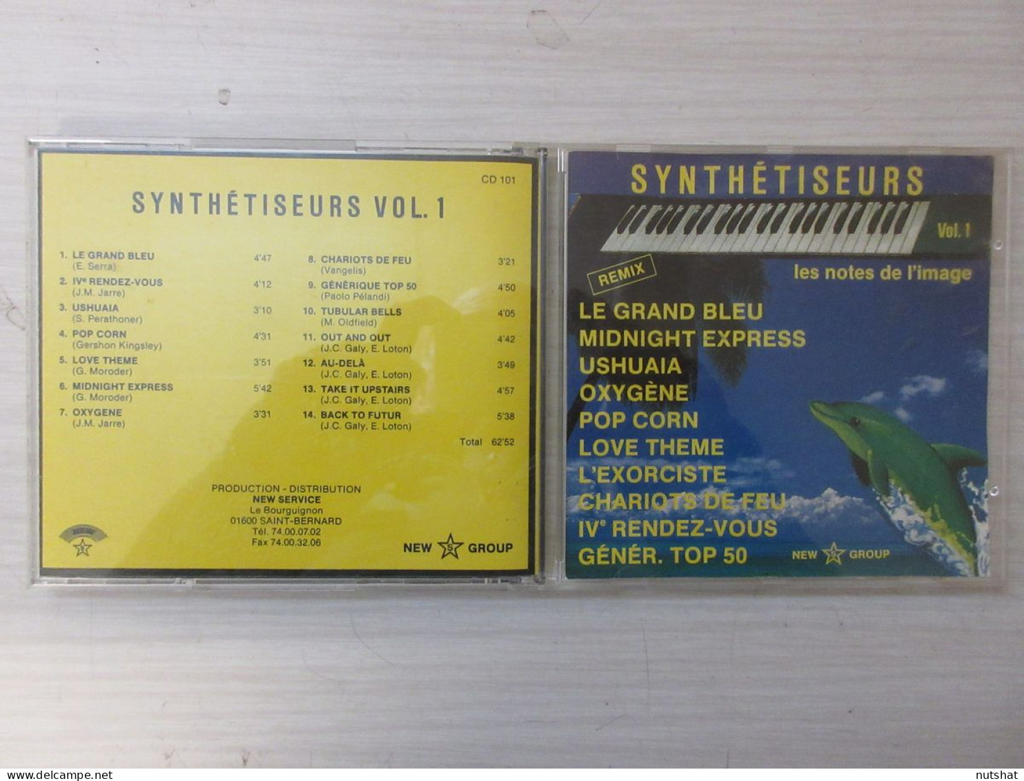 CD MUSIQUE SYNTHETISEURS Le GRAND BLEU OXYGENE USHUAIA POP CORN EXORCISTE 64mn - Hit-Compilations