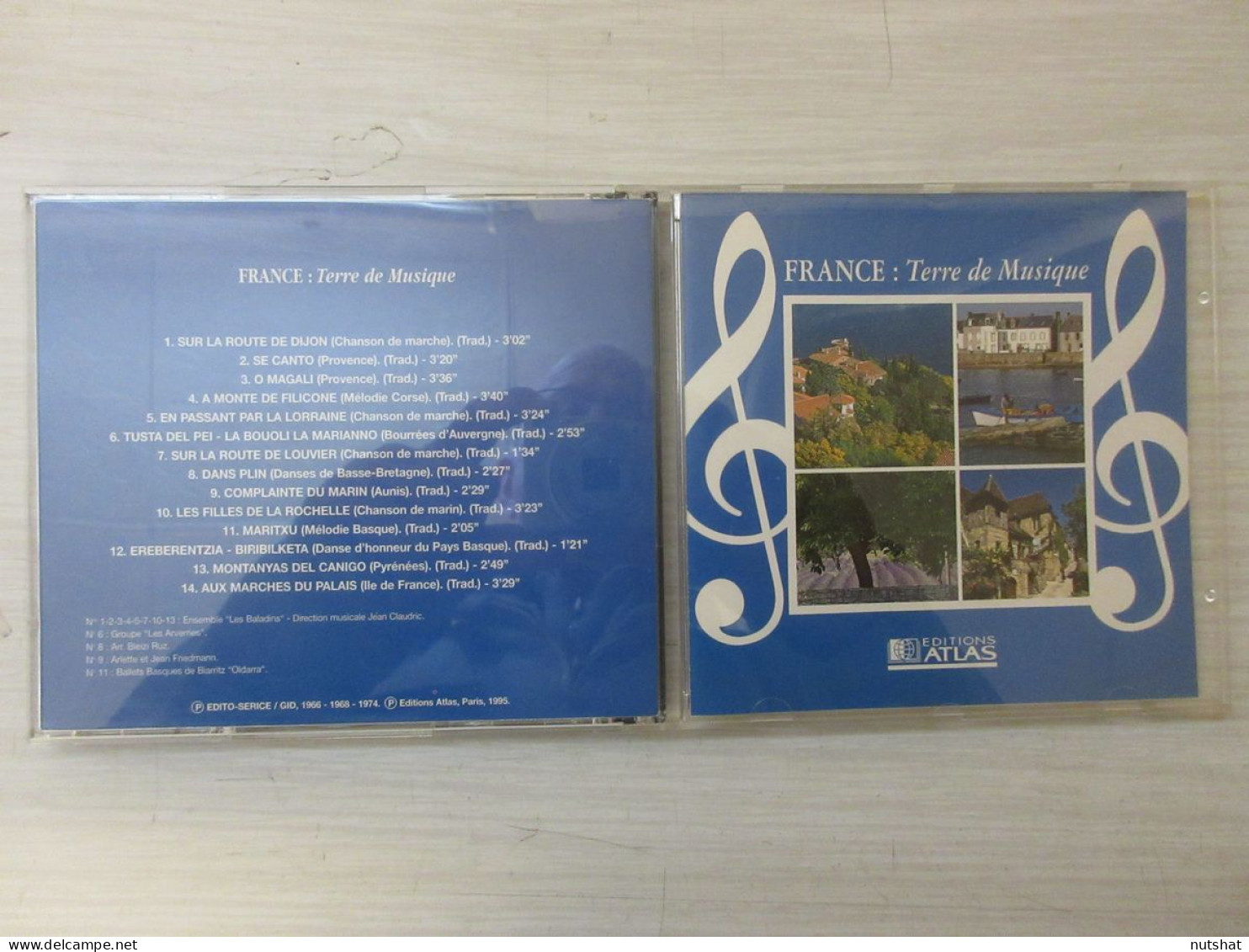 CD MUSIQUE FRANCE : TERRE De MUSIQUE Editions ATLAS 1995 - Sonstige - Franz. Chansons