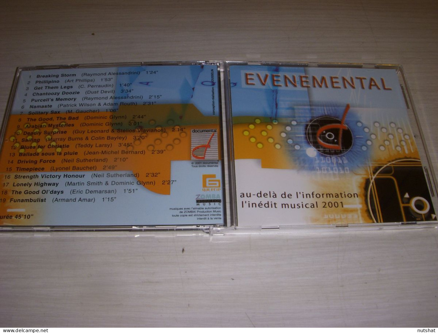 CD MUSIQUE EVENEMENTAL - L'INEDIT MUSICAL 2001 - Andere