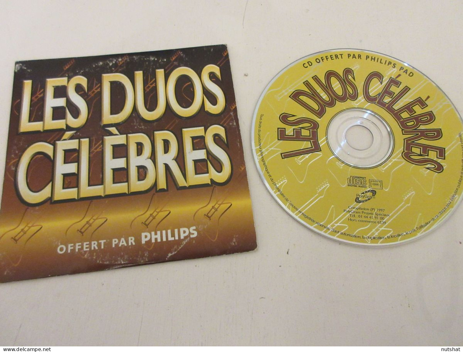 CD MUSIQUE Les DUOS CELEBRES HALLIDAY CARMEL SOMERVILLE Diana ROSS Marvin GAYE  - Compilaciones