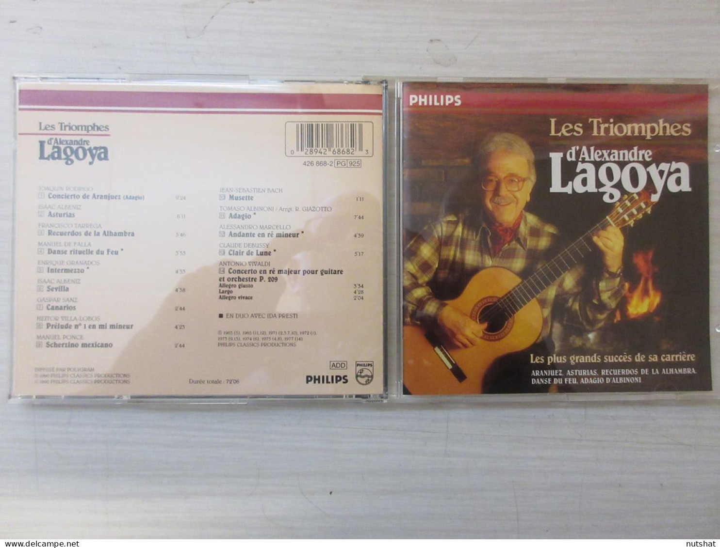 CD MUSIQUE Alexandre LAGOYA Les TRIOMPHES 1990 72mn - Andere & Zonder Classificatie
