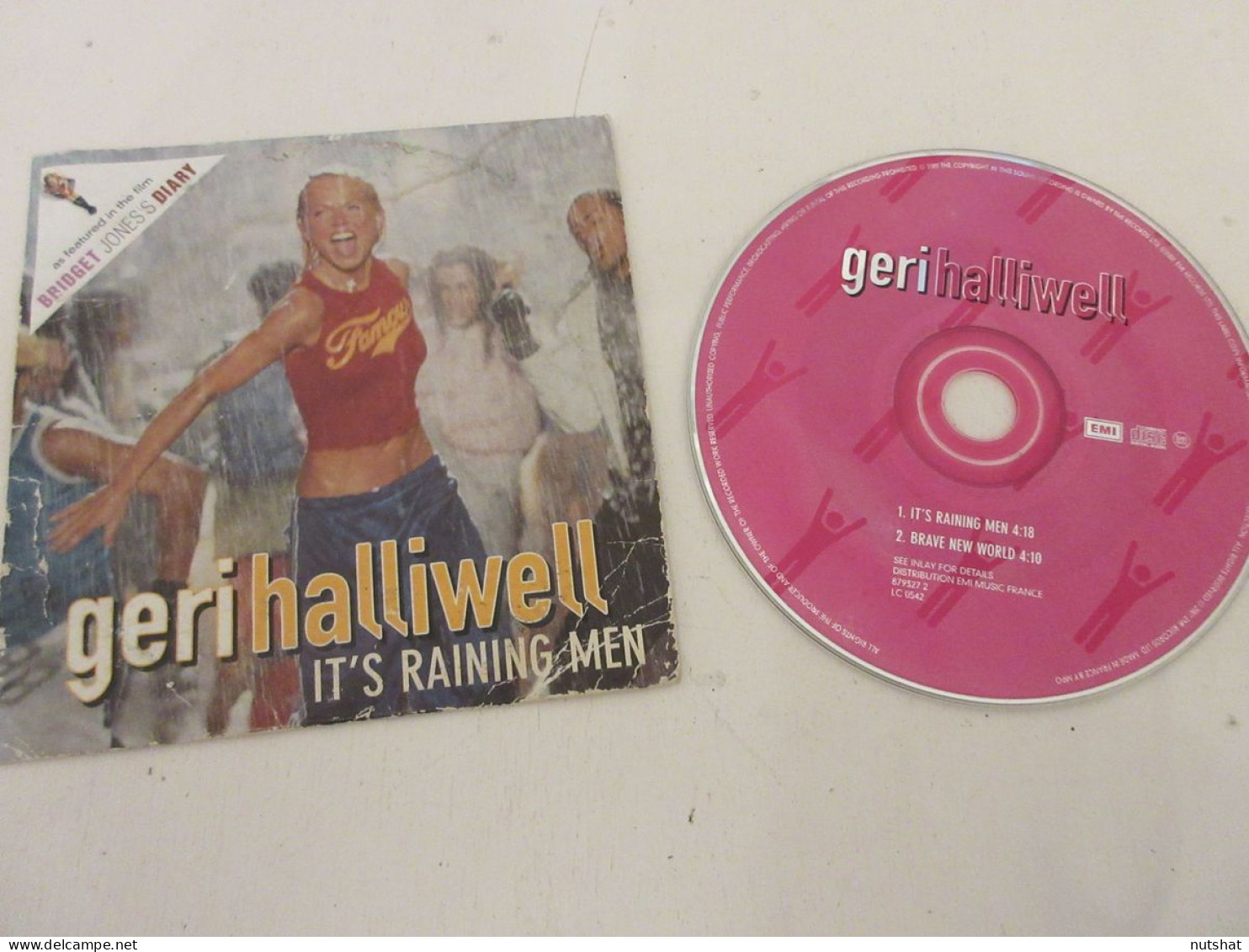 CD MUSIQUE 2 TITRES - Geri HALLIWEL - IT'S RAINING MEN - BRAVE NEW WORLD 2001   - Other - English Music