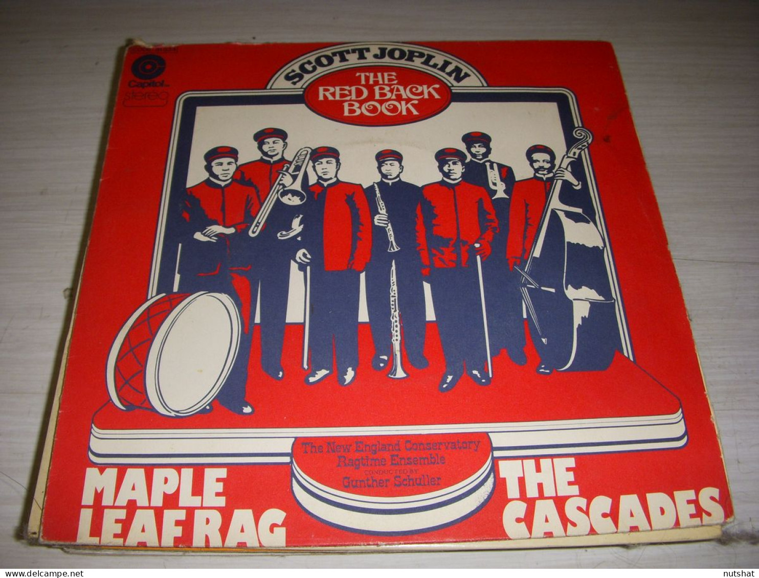 DISQUE VINYL 45 Tours NEW ENGLAND CONSERVATORY RAGTIME MAPLE LEAF RAG - CASCADES - Other