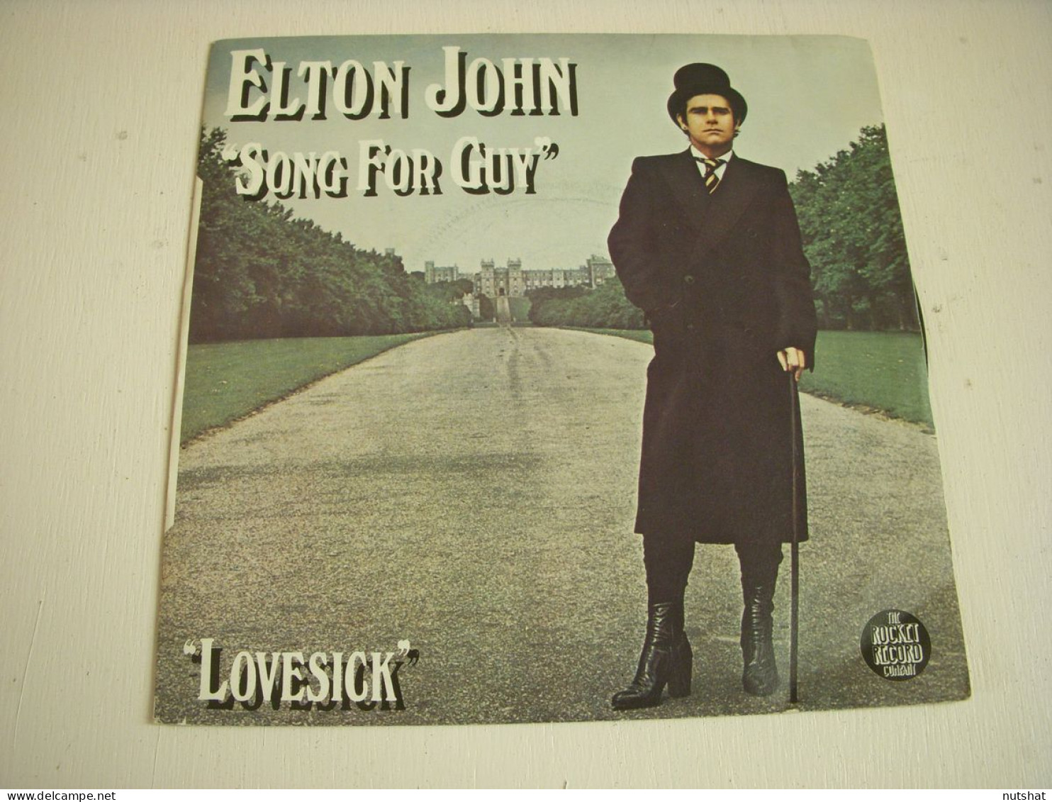 DISQUE VINYL 45 Tours Elton JOHN : SONG FOR GUY - LOVESICK                       - Other