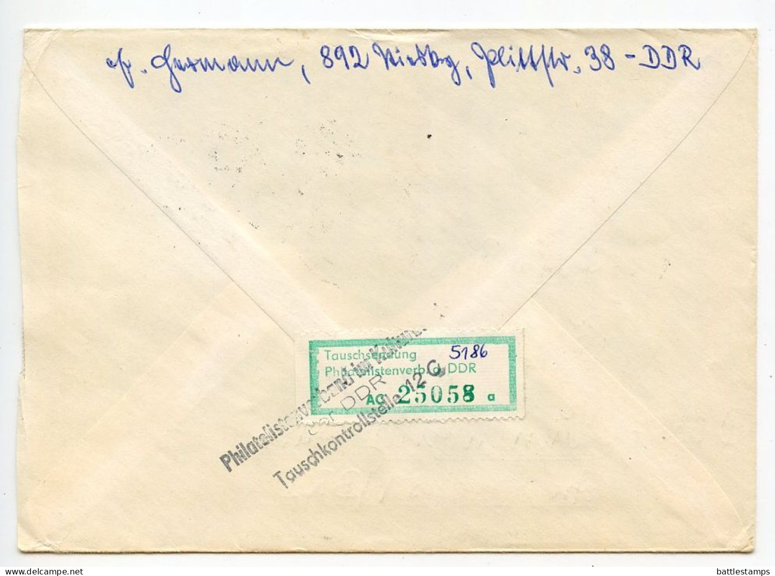Germany East 1978 Registered Cover; Görlitz To Vienenburg; Mix Of Stamps; Tauschsendung Exchange Control Label - Brieven En Documenten