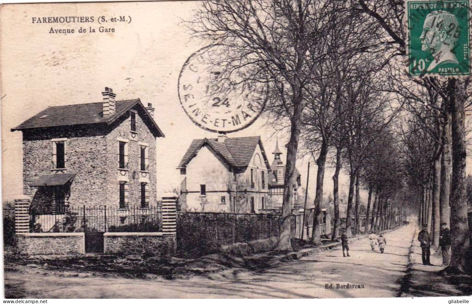 77 - Seine Et Marne - FAREMOUTIERS  - Avenue De La Gare - Faremoutiers