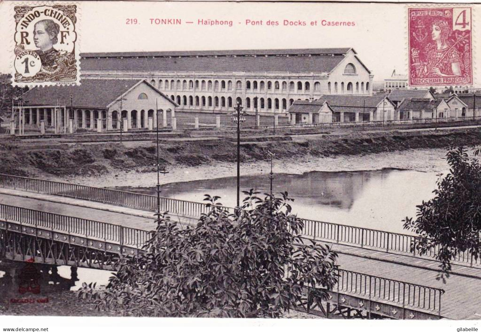 Viêt Nam - TONKIN -  Haiphong - Pont Des Docks Et Casernes - Vietnam